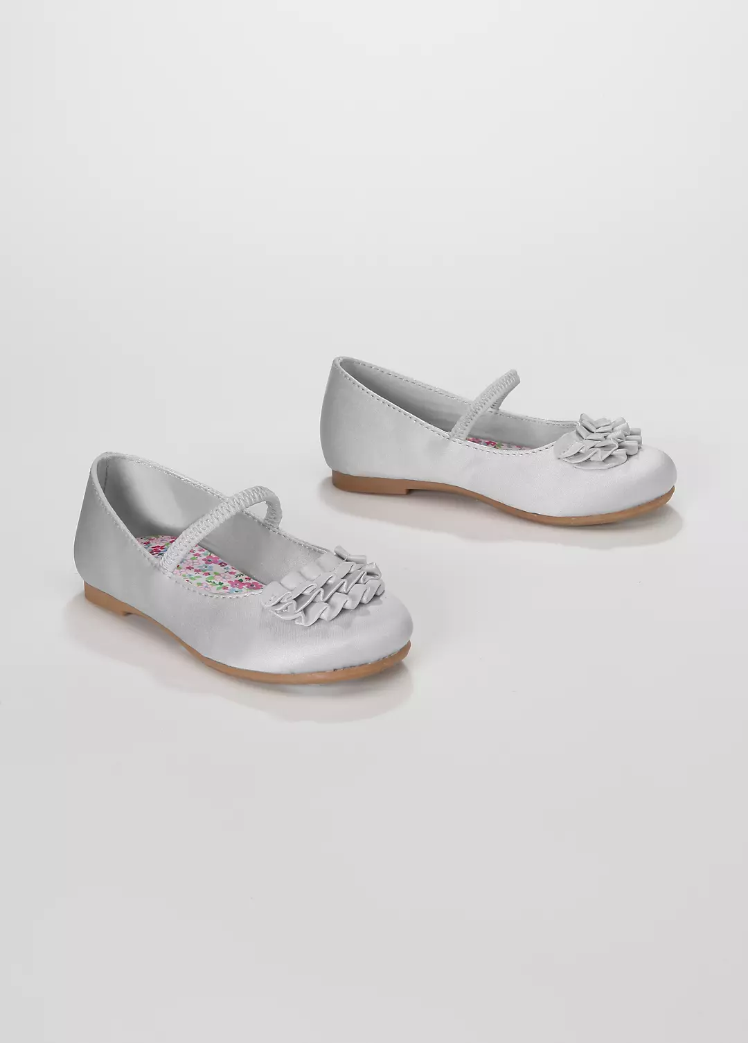 Flower Girl Ballet Flat with Ruffle Detail - Image 7