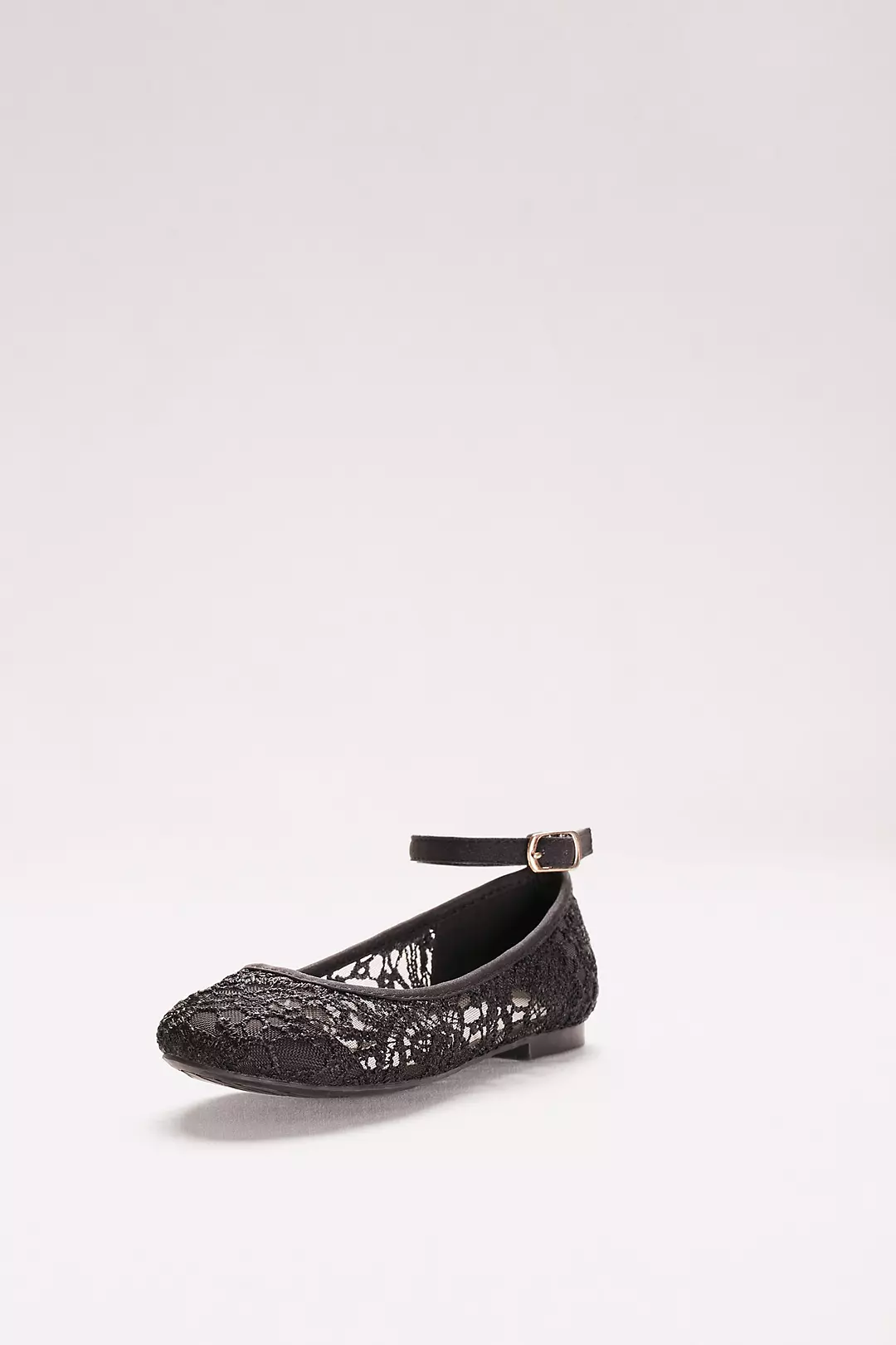 Flower Girl Crochet Lace Ballet Flats - Image 9