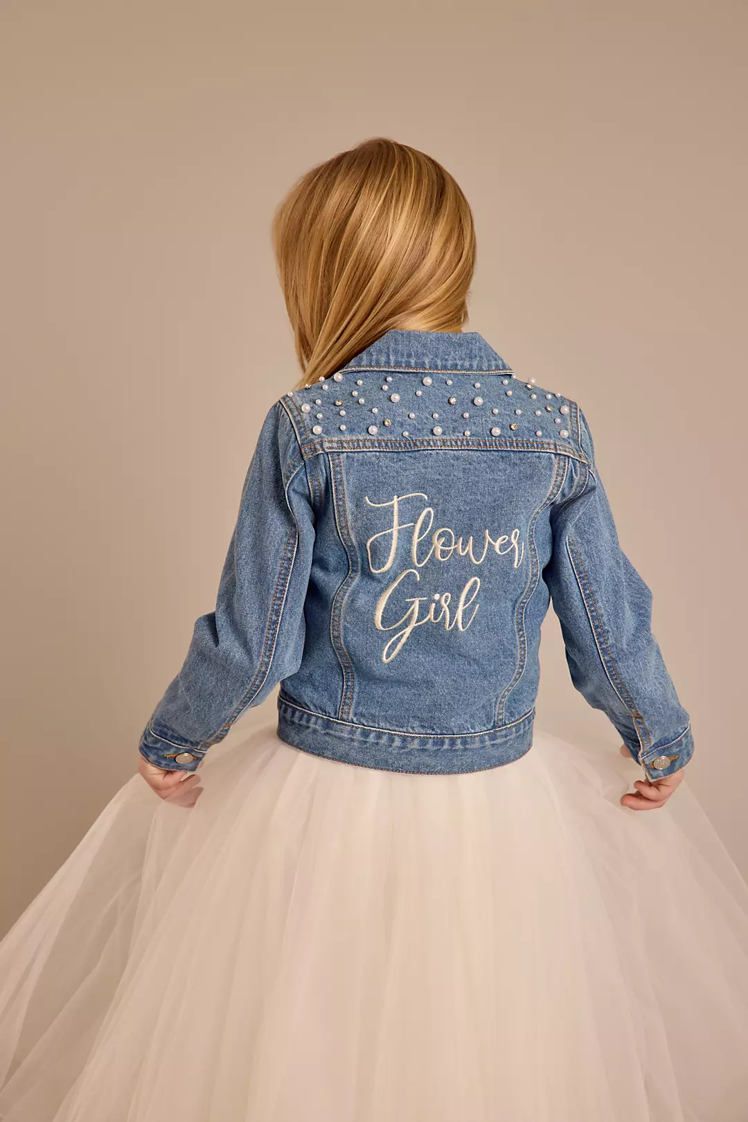 Flower Girl Denim Jacket - Image 3