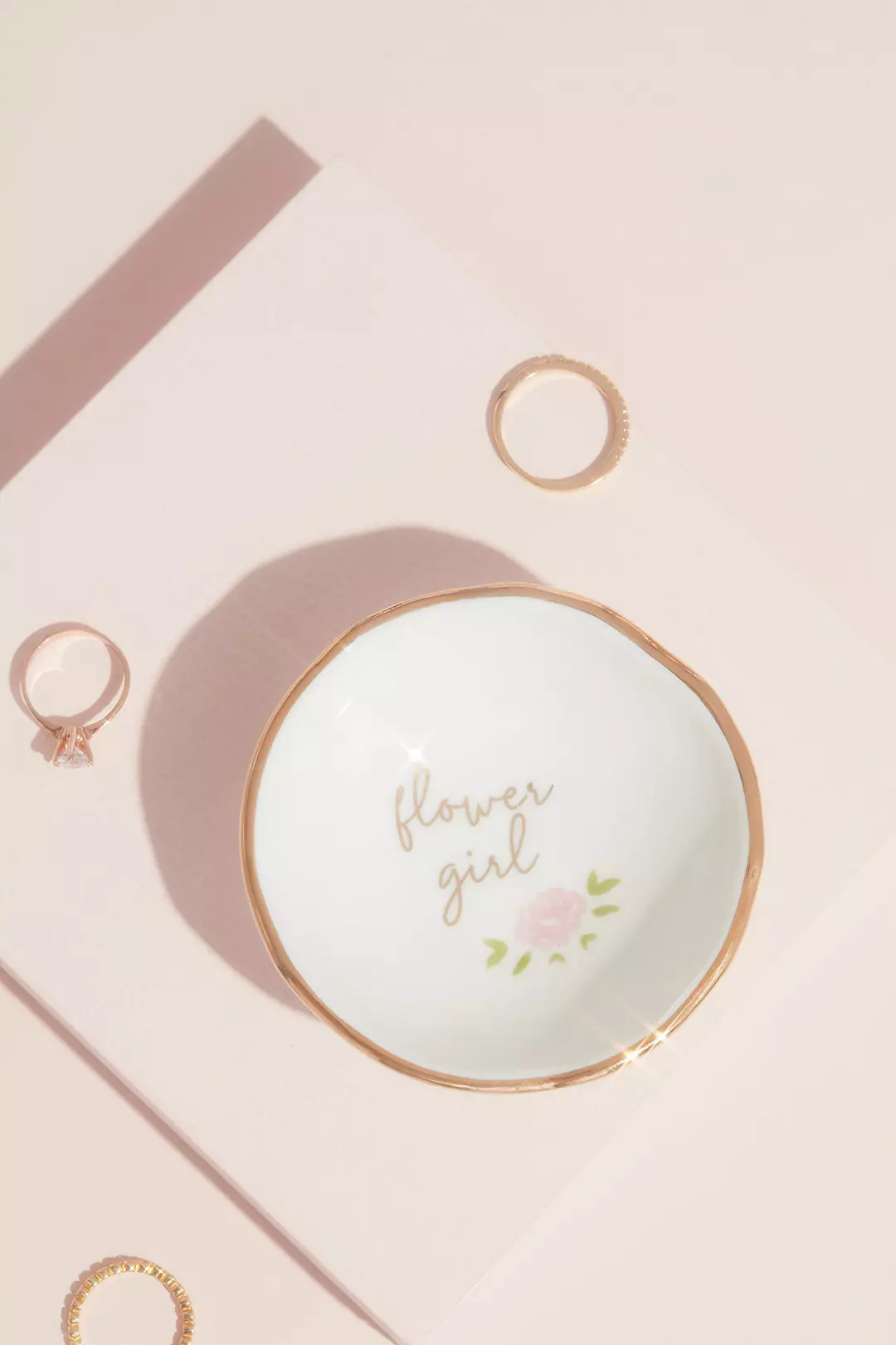 Flower Girl Gilded Ring and Trinket Dish - Image 2