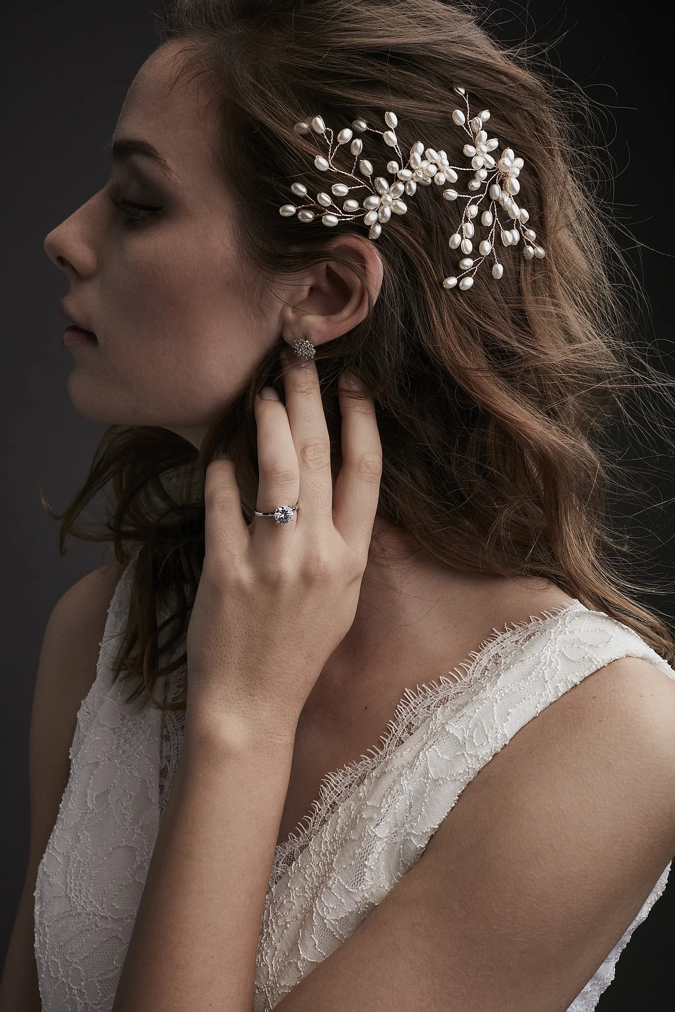 Flower Spray Hair Pin Set