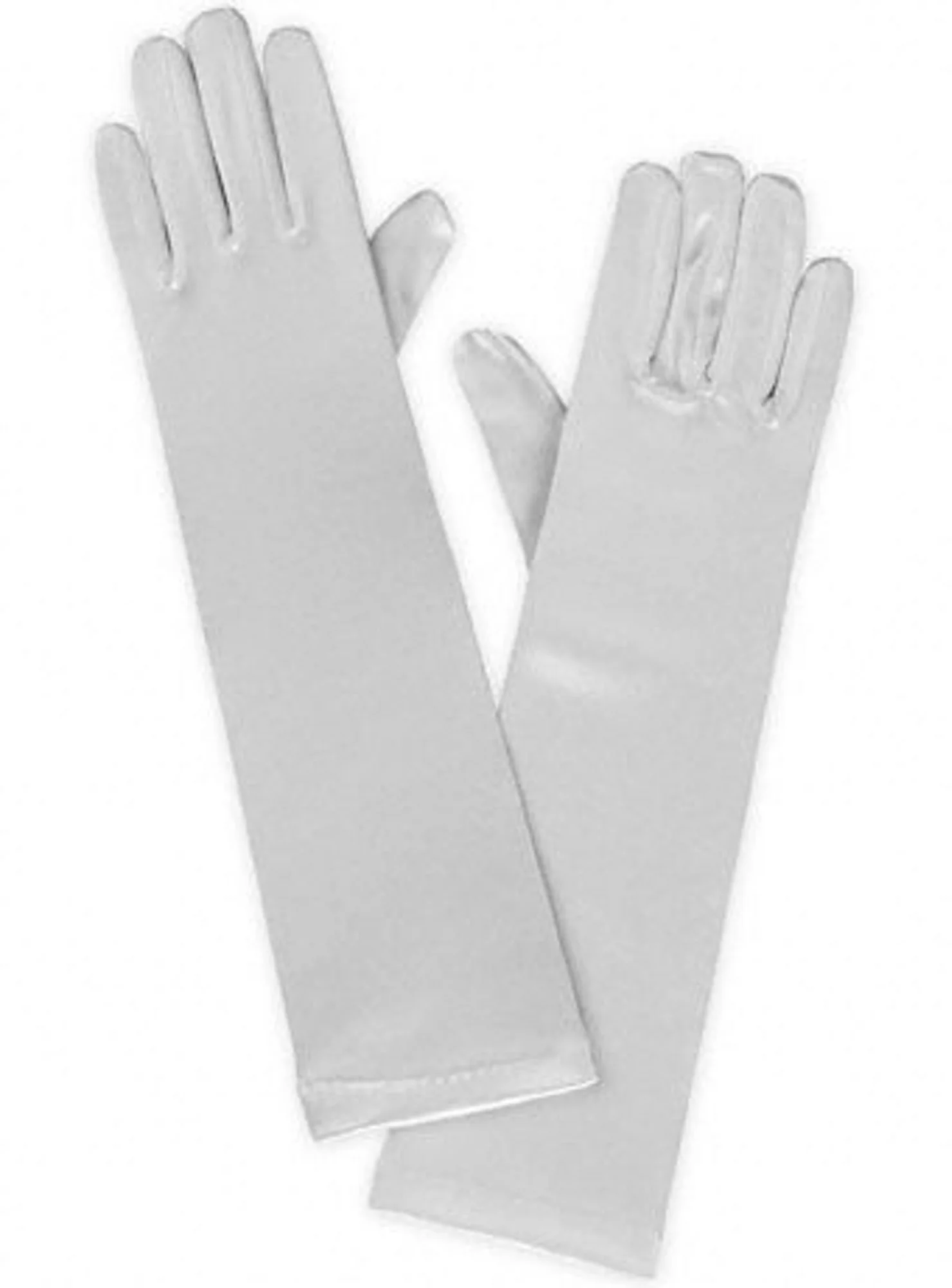 Flowergirl Elbow Length, Stretch Satin Glove