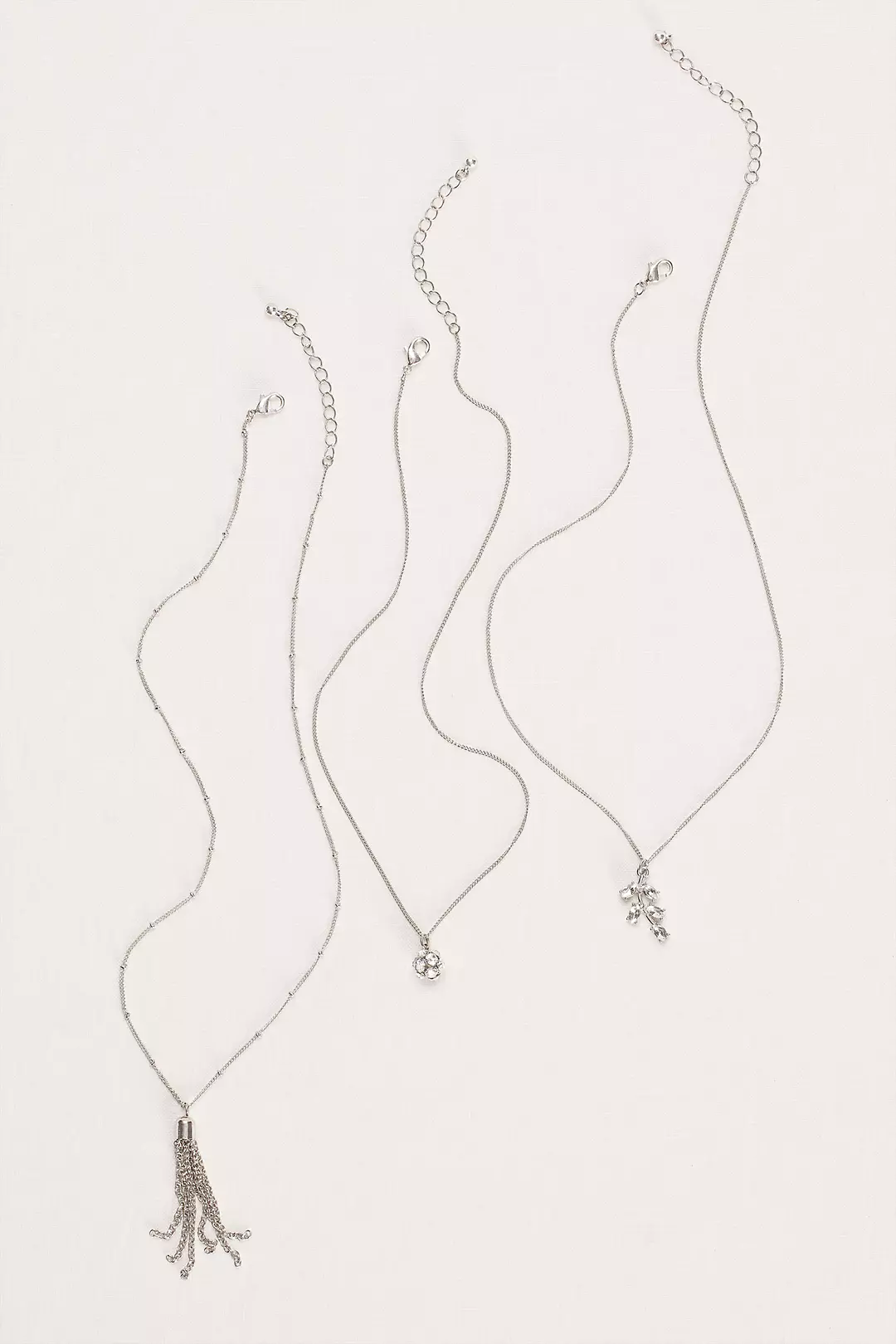 Fringe and Crystal Necklace Set - Image 2