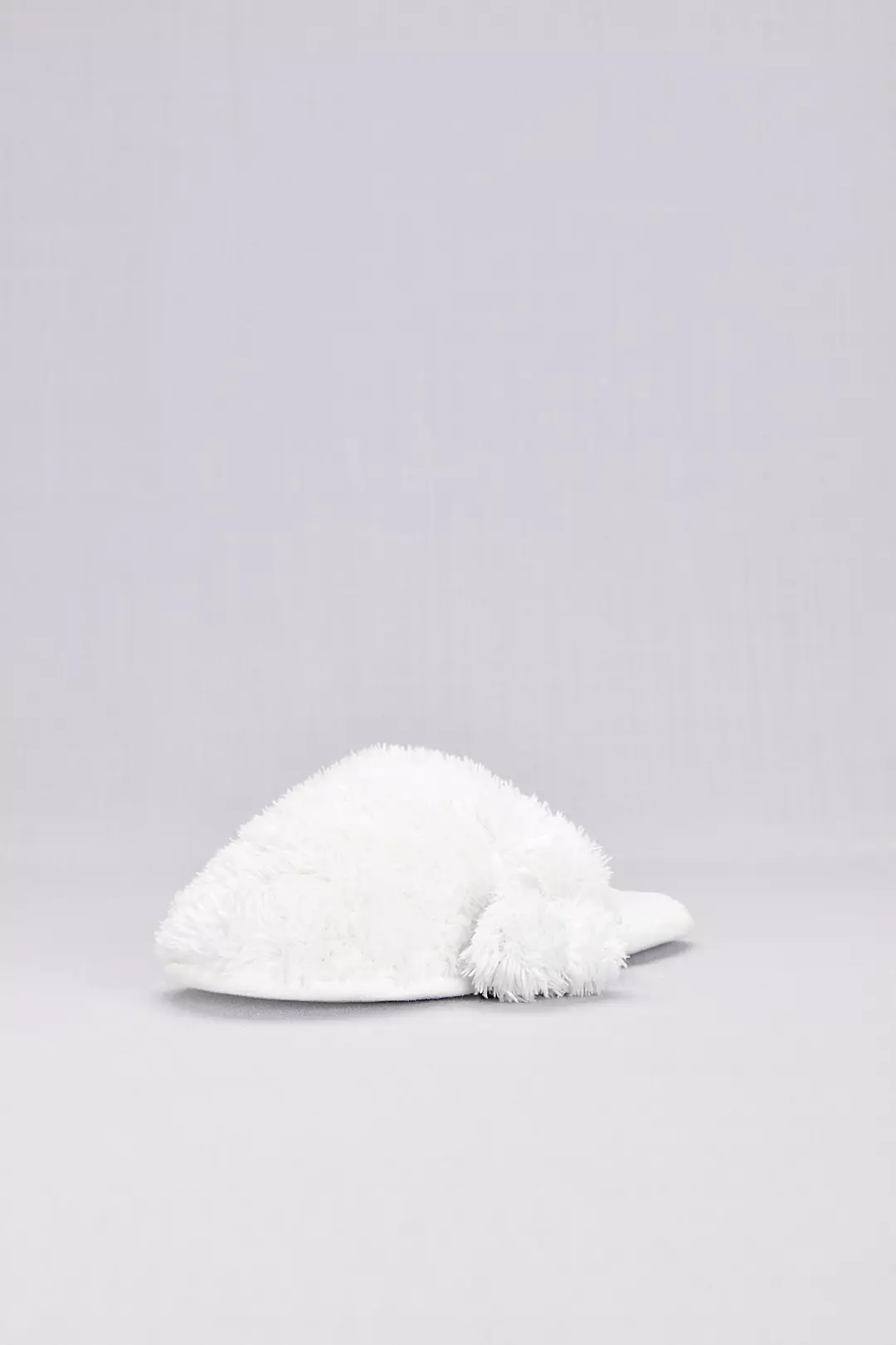 Fuzzy Faux-Fur Pom Pom Slippers - Image 4