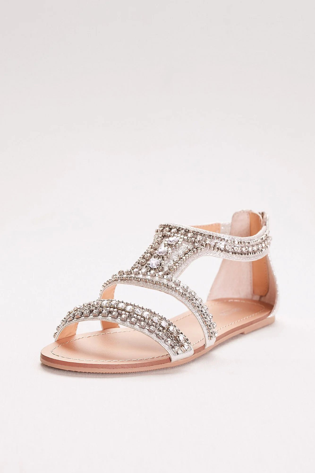 Gem-Encrusted Flat Sandals - Image 2