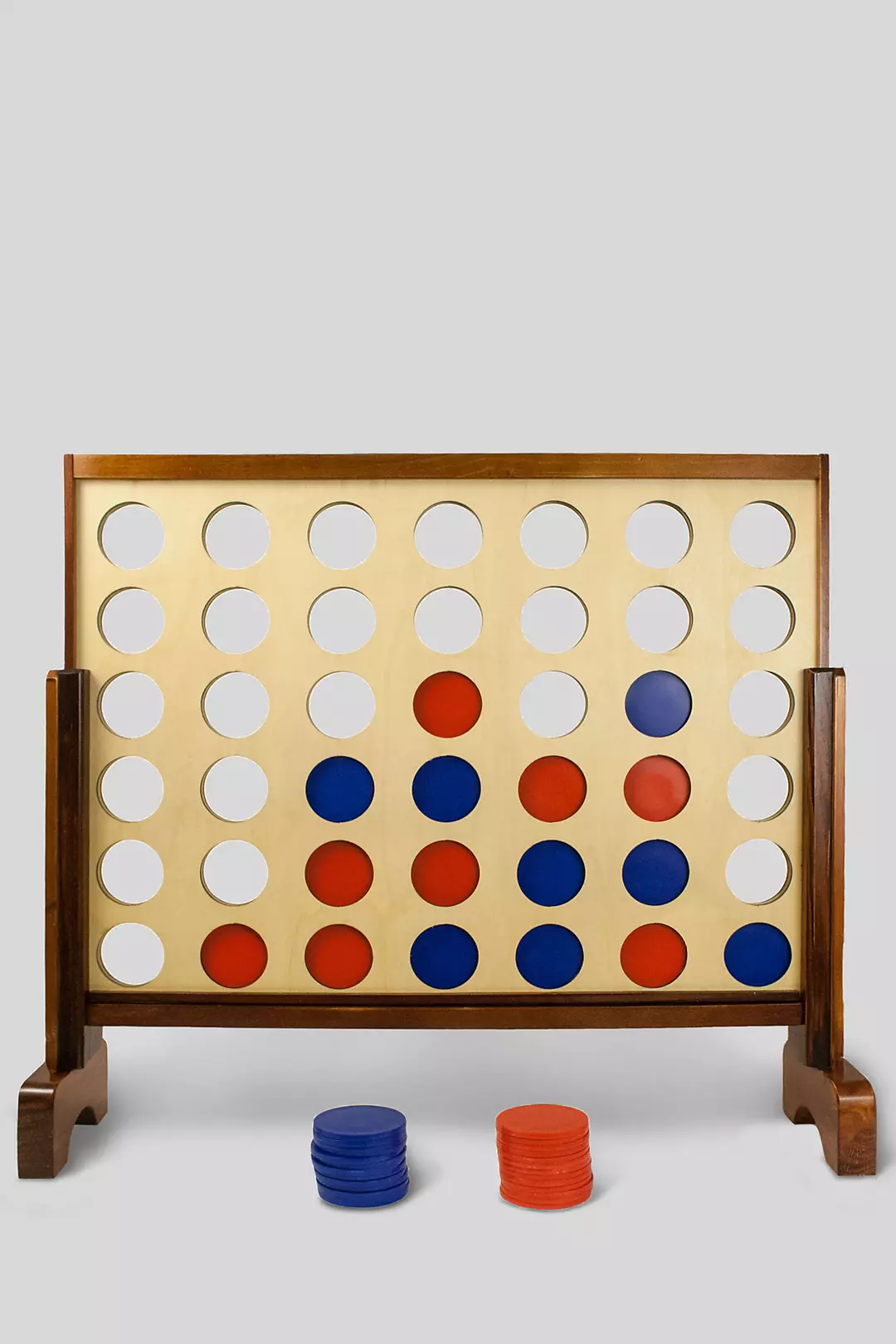 Giant Connecting Checkers Yard Game - Image 2