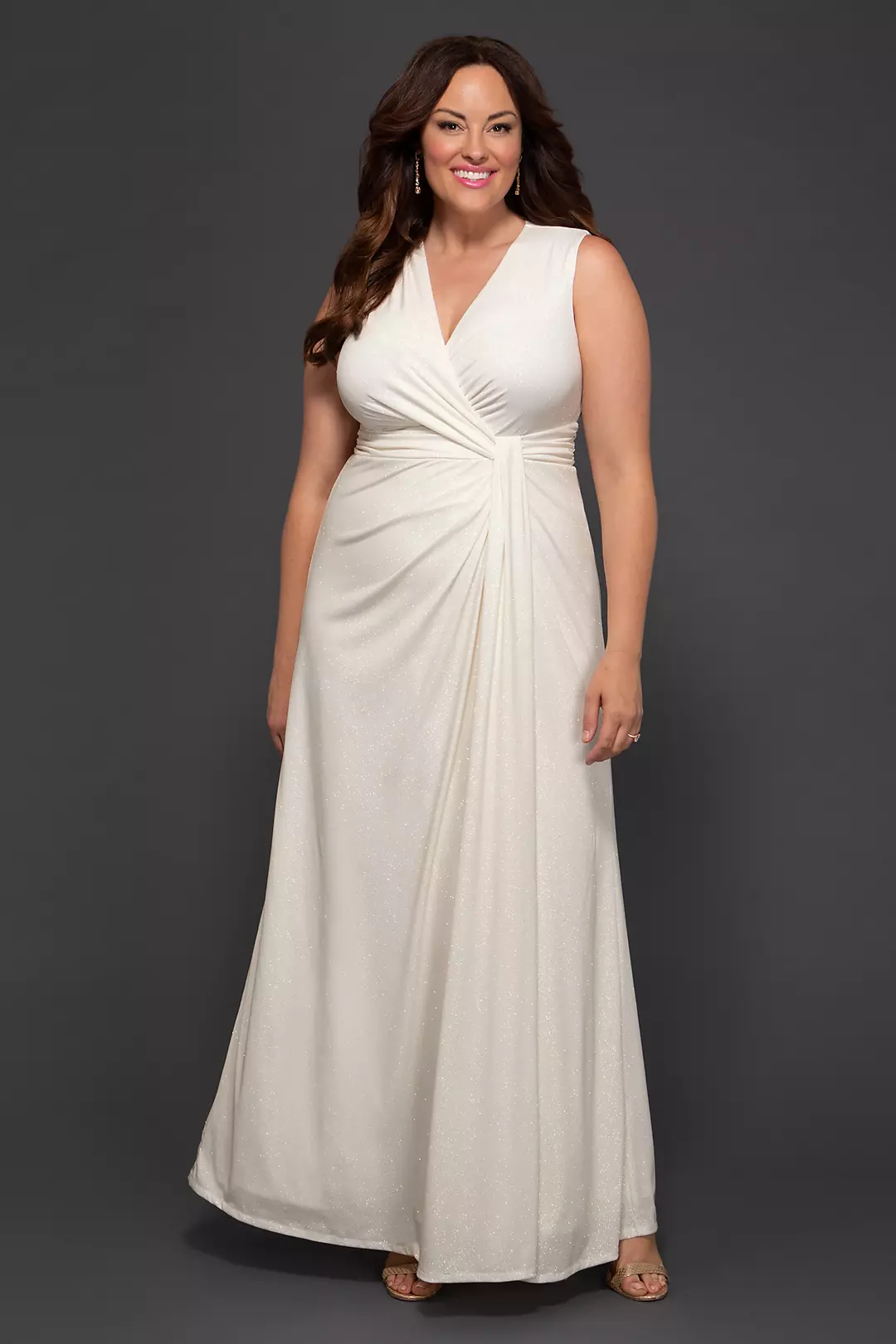 Gilded By Moonlight Plus Size Wedding Dress - Image 6