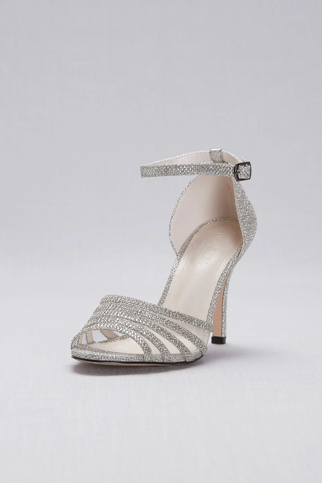 Glitter and Crystal High Heel Sandal