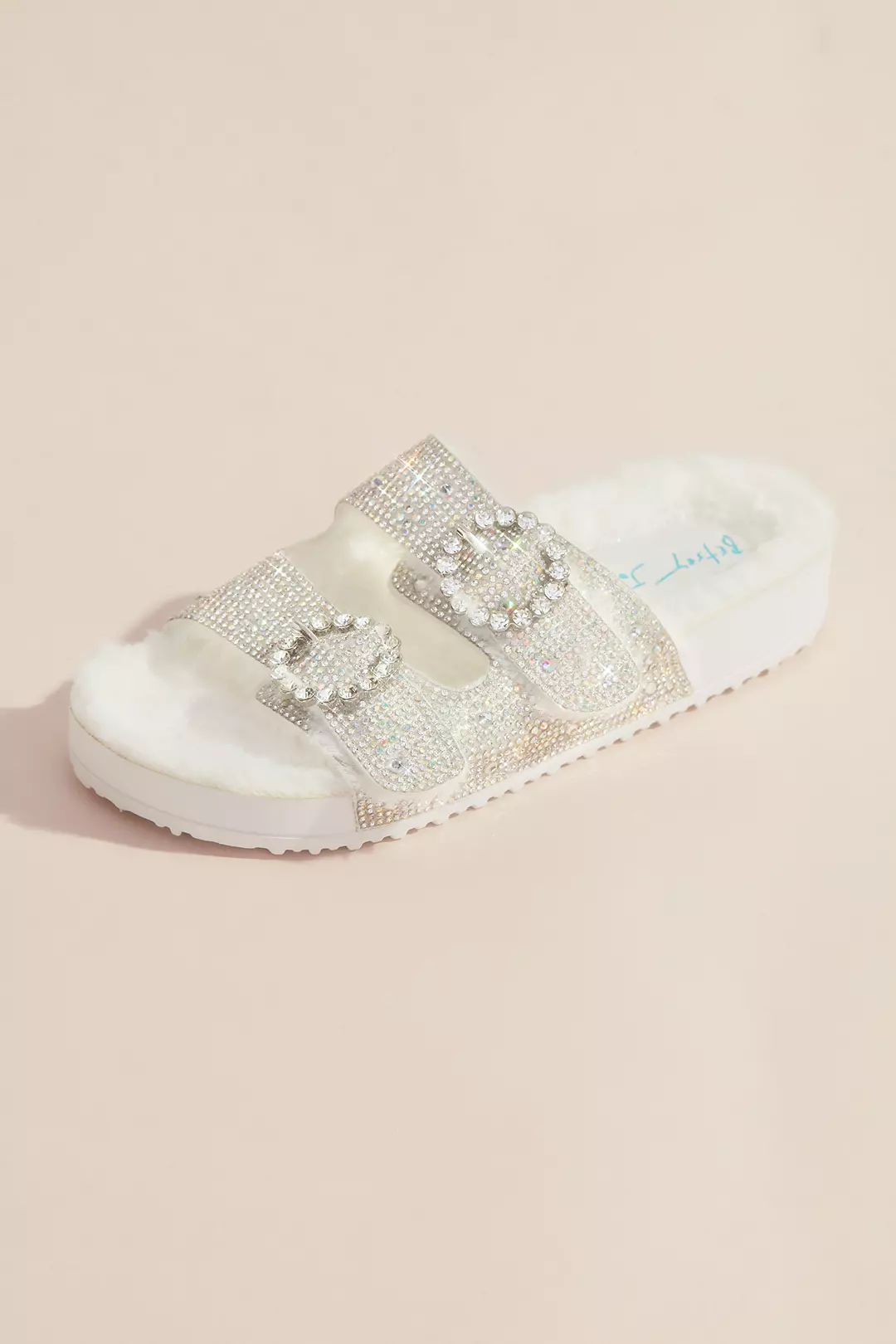 Glitter Double Strap Sandals - Image 2