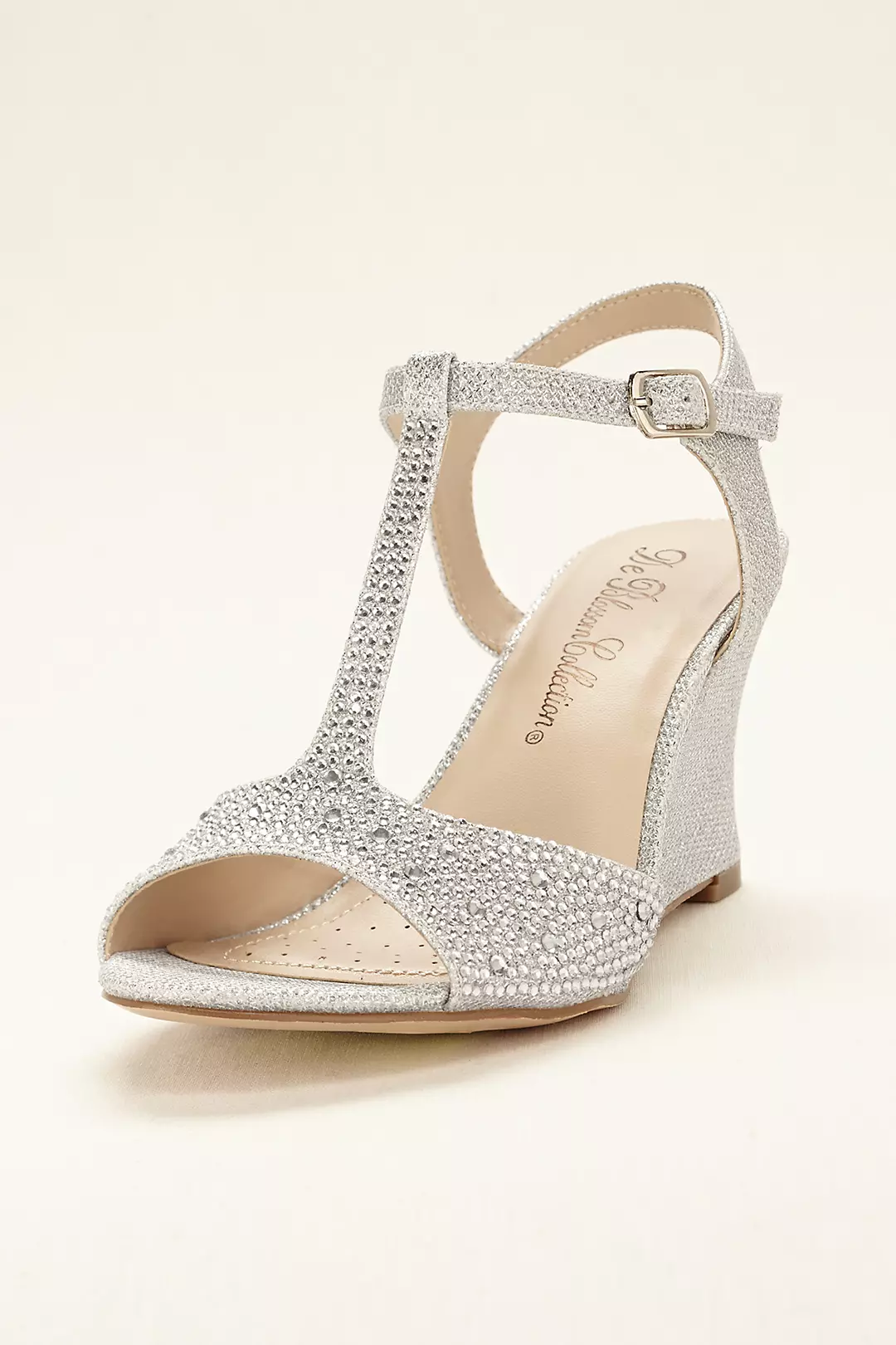 Glitter T-Strap Wedge Sandal - Image 2