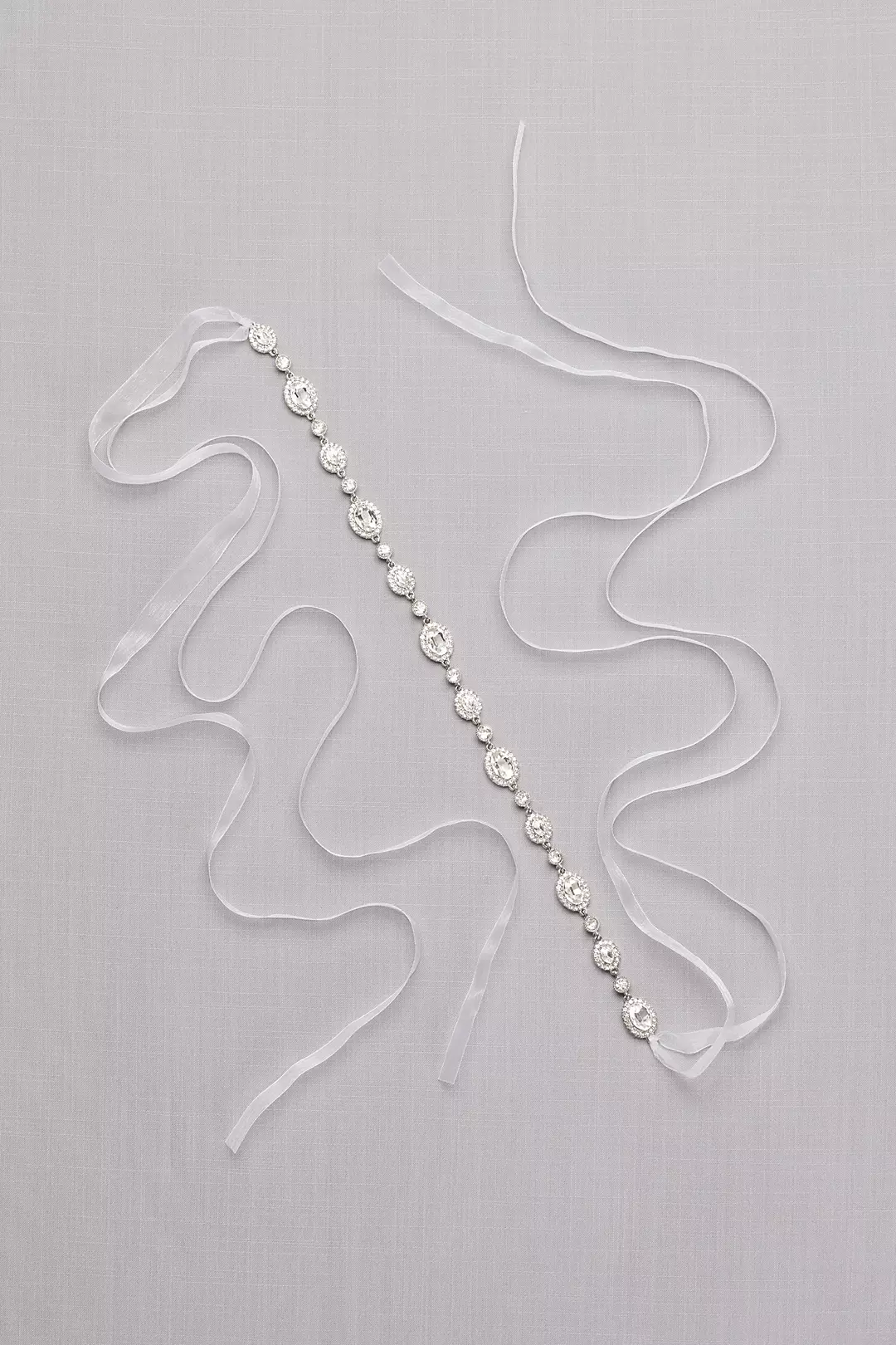 Graduated Crystal Medallion Sash - Image 3