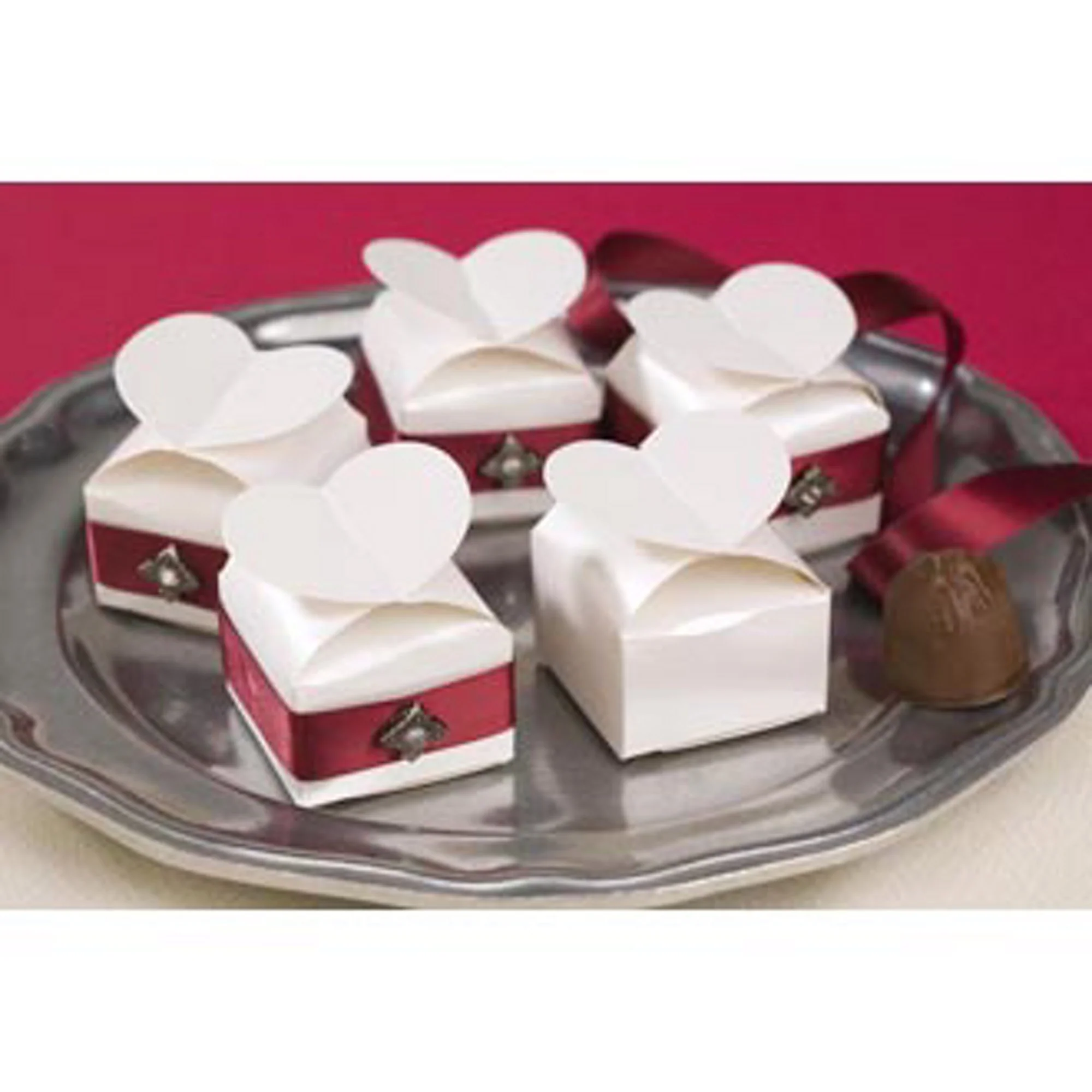 Heart Top Favor Box (Set of 12)