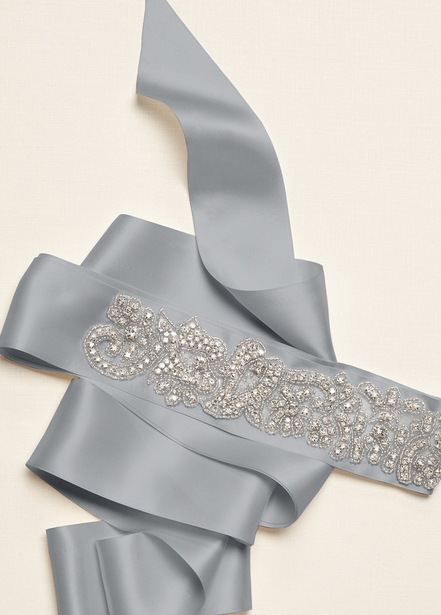 Heavily Beaded Wide Sash