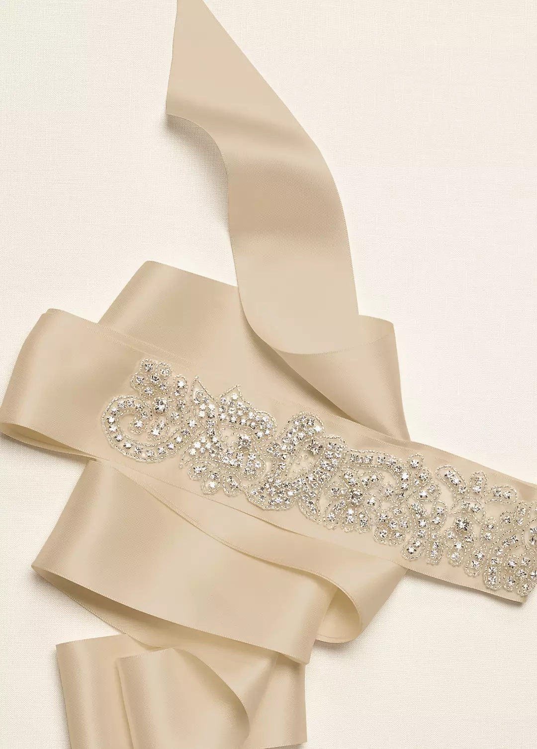 Heavily Beaded Wide Sash - Image 3