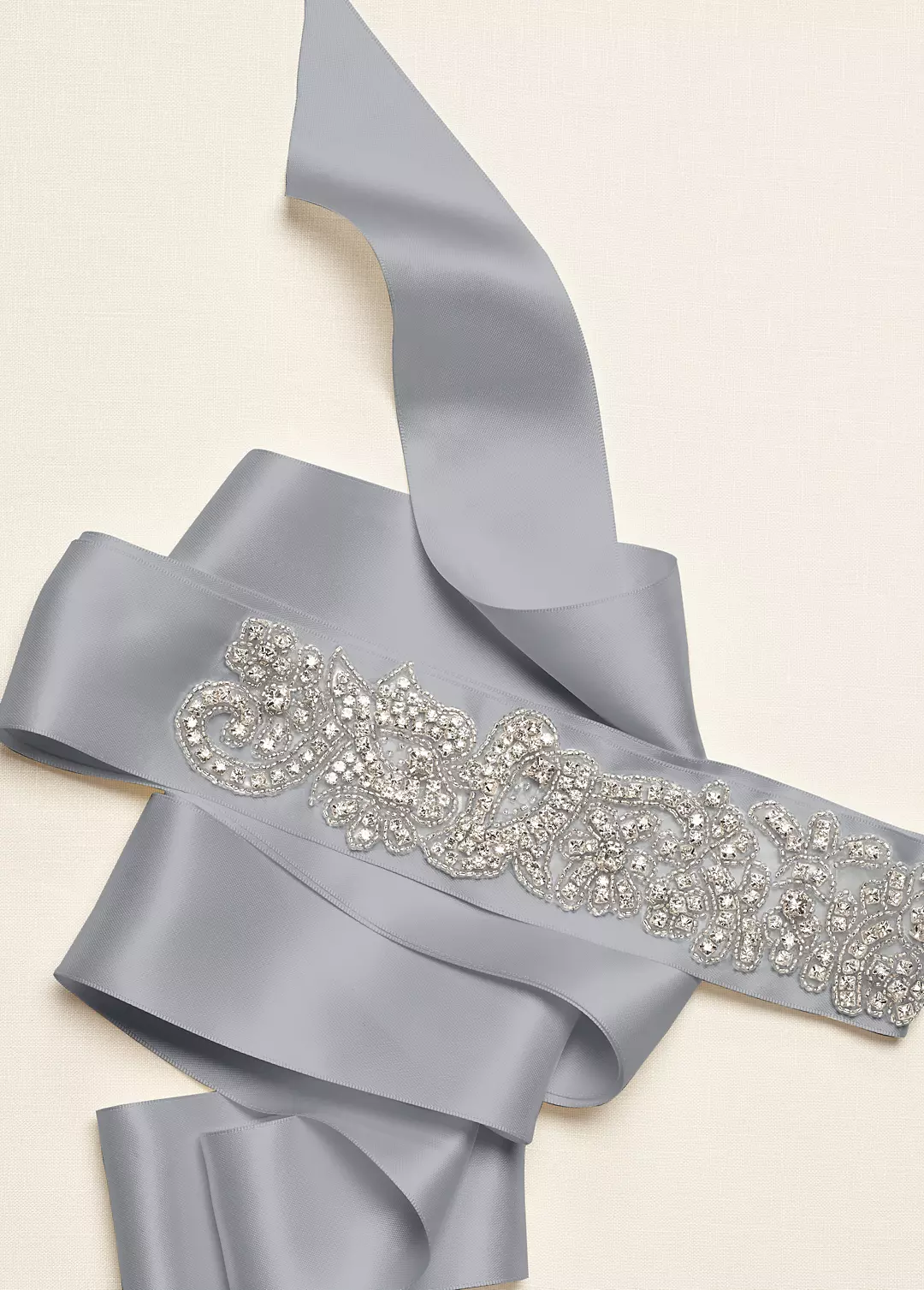 Heavily Beaded Wide Sash - Image 6