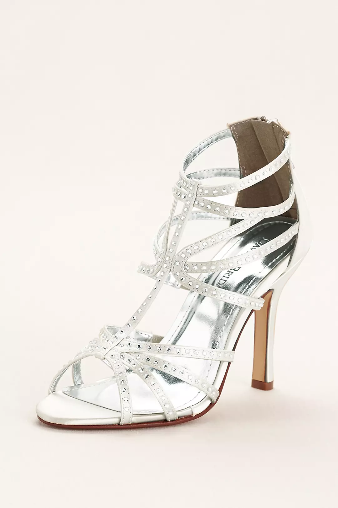 High Heel Dyeable Caged Sandal - Image 2