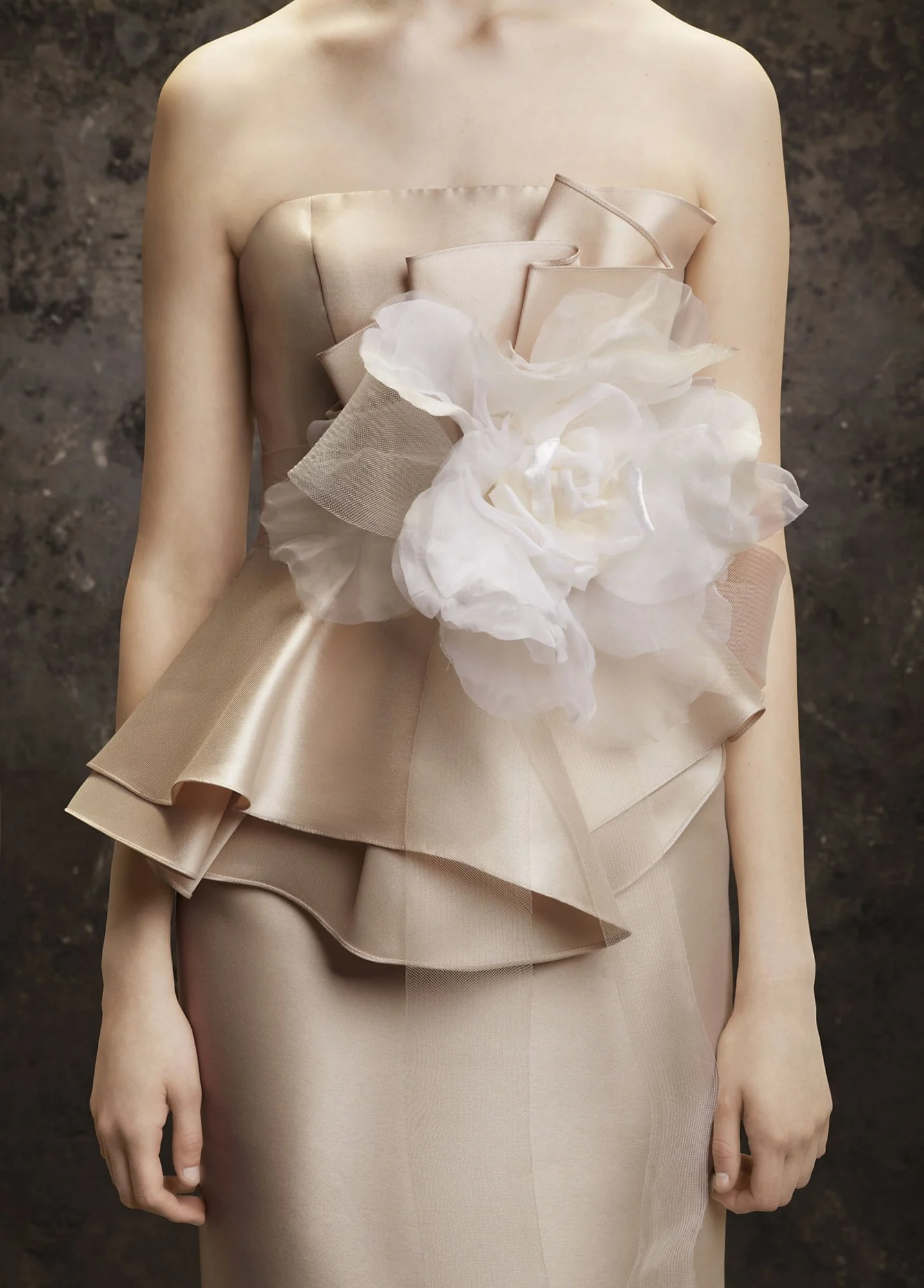 Horsehair Sash Accented with Large Flower