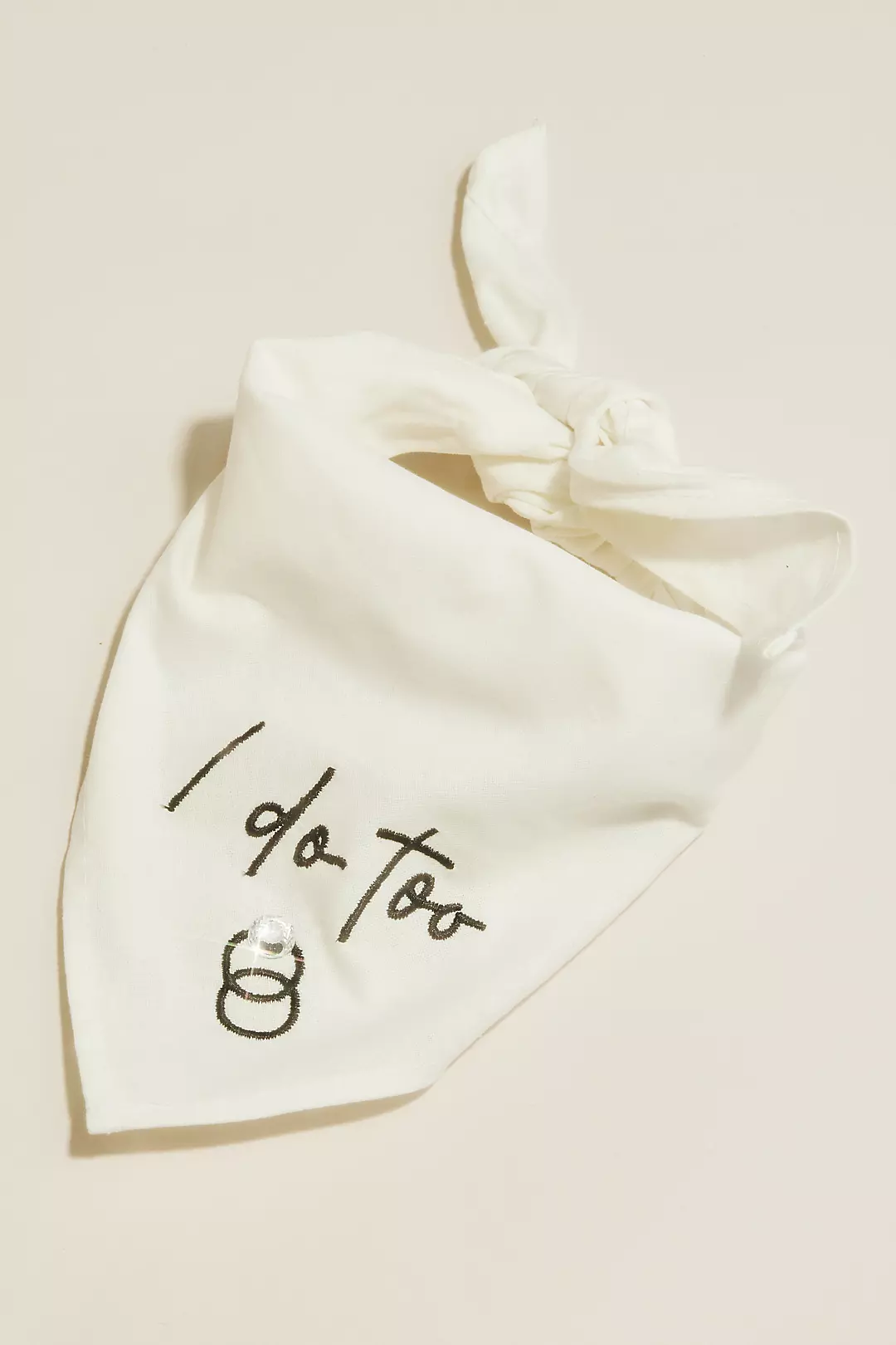 I Do Too Dog Wedding Bandana - Image 2