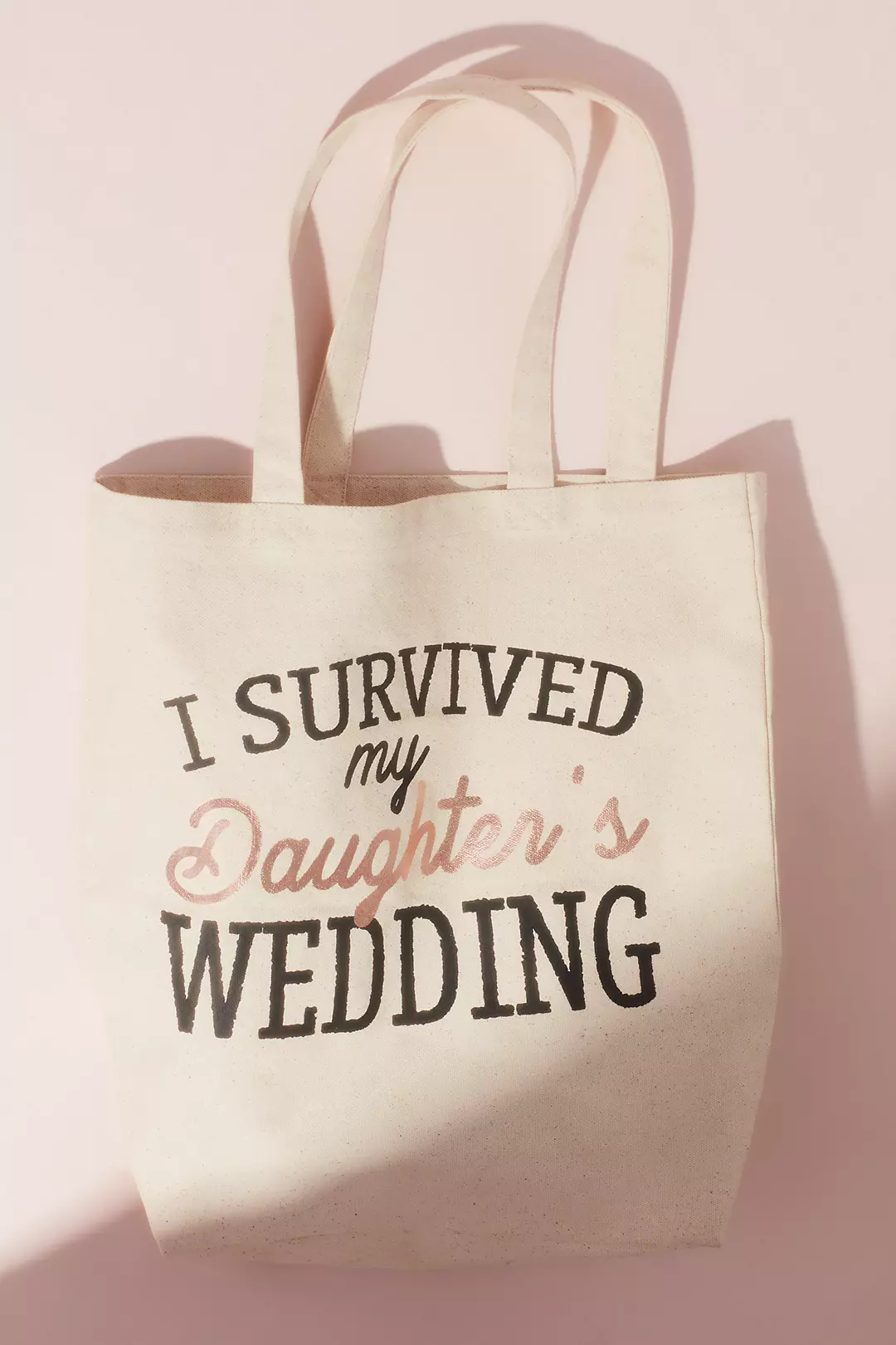 I Survived my Daughter's Wedding Canvas Tote Bag - Image 2