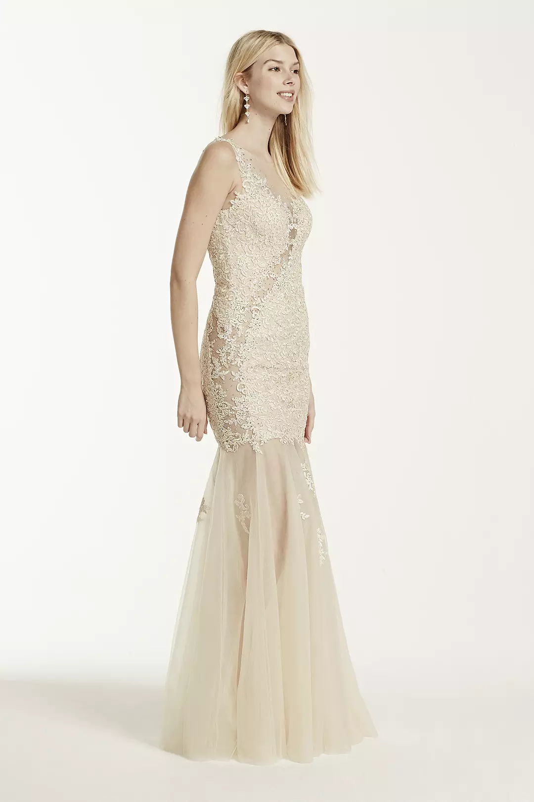 Illusion Lace Tank Dress - Image 2