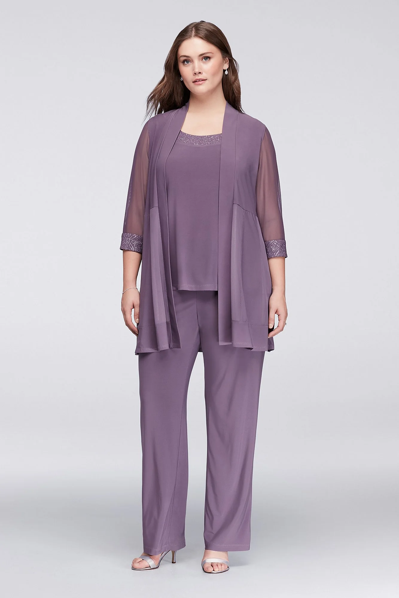 Illusion Panel Mock Three Piece Suit - Image 2