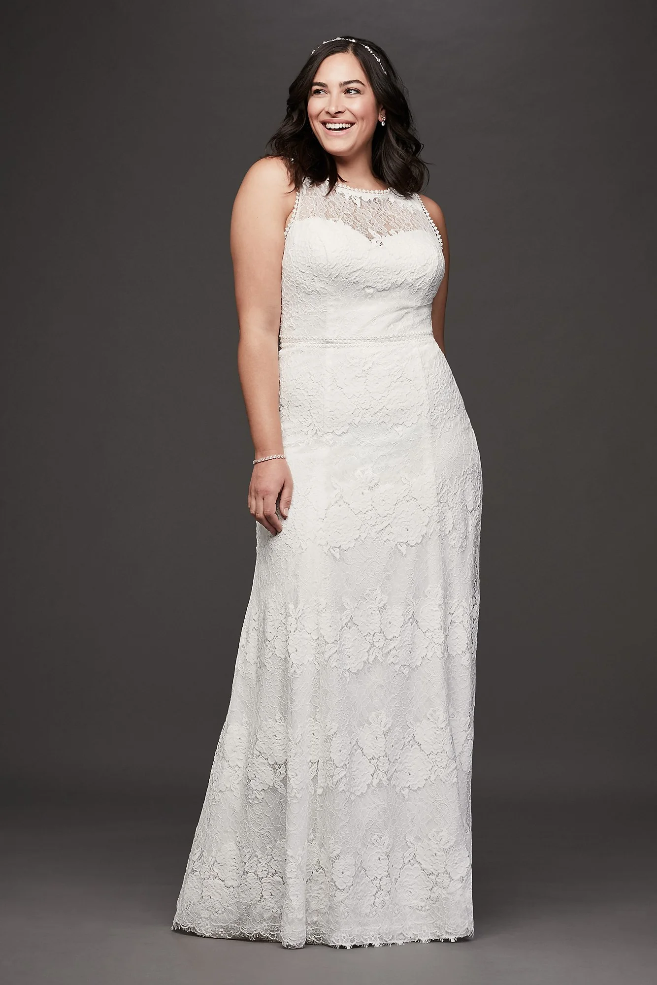 Illusion Sweetheart Open Back Lace Wedding Dress - Image 5