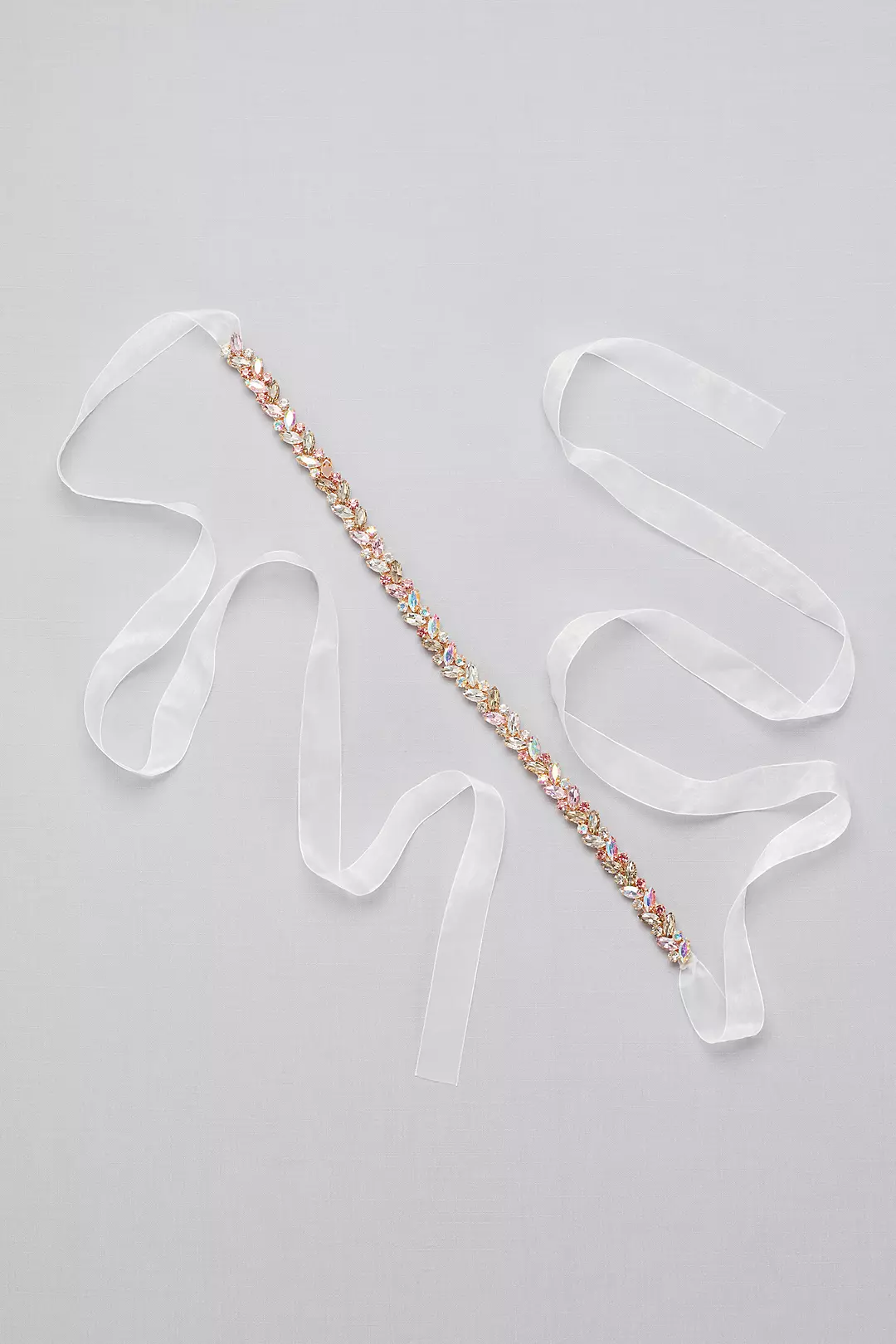 Iridescent Pastel Leaf Sash - Image 2