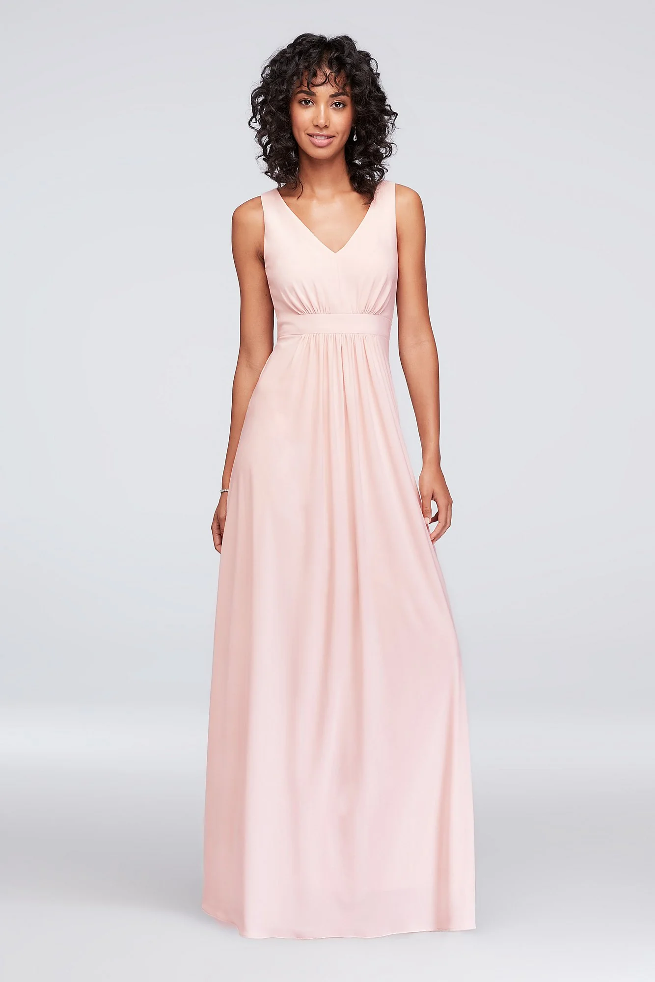 Jersey Bridesmaid Dress with Sequin Back - Image 3