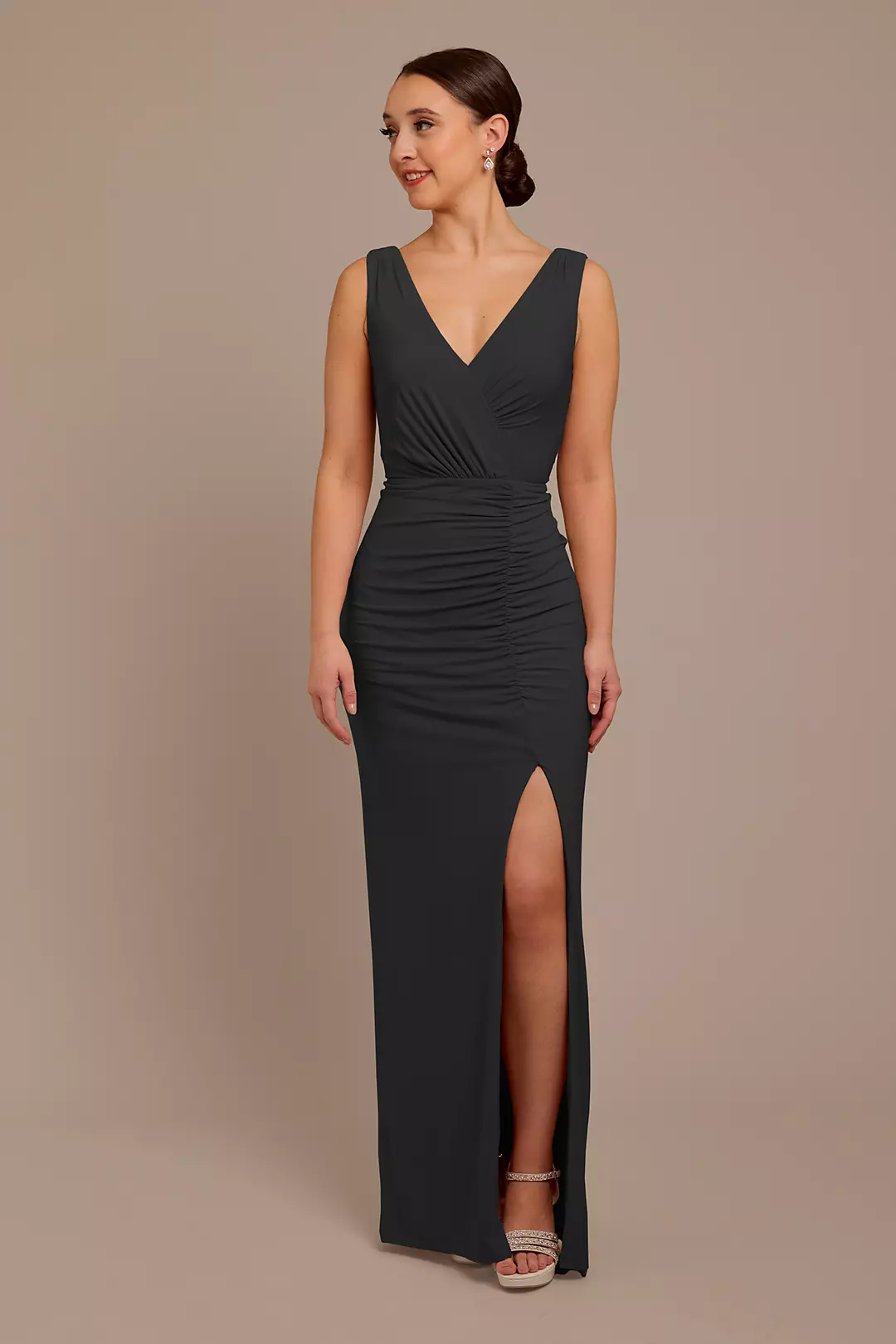 Jersey Tank Ruched Dress - Image 6