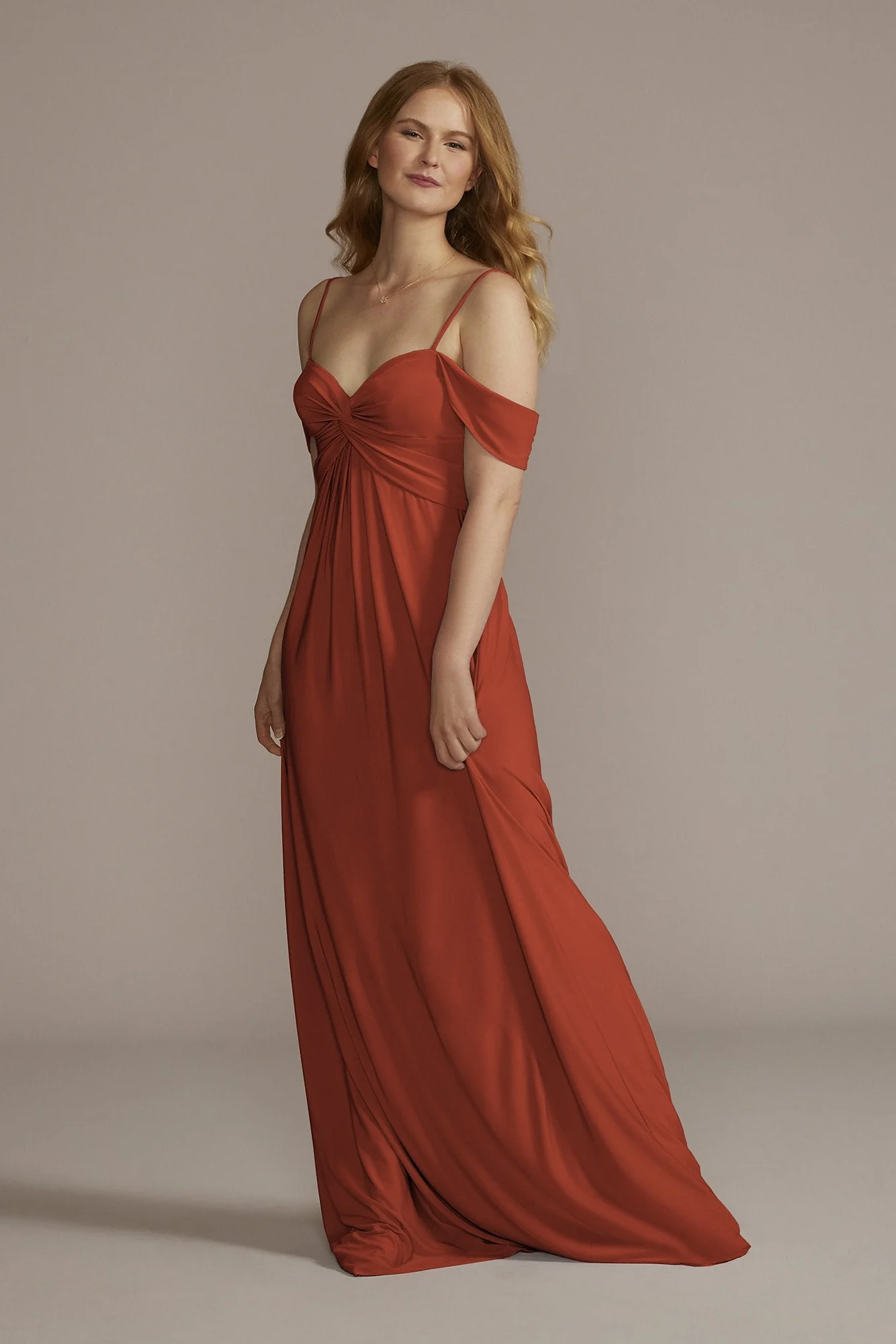 Jersey Twist Knot Empire Waist Dress - Image 20