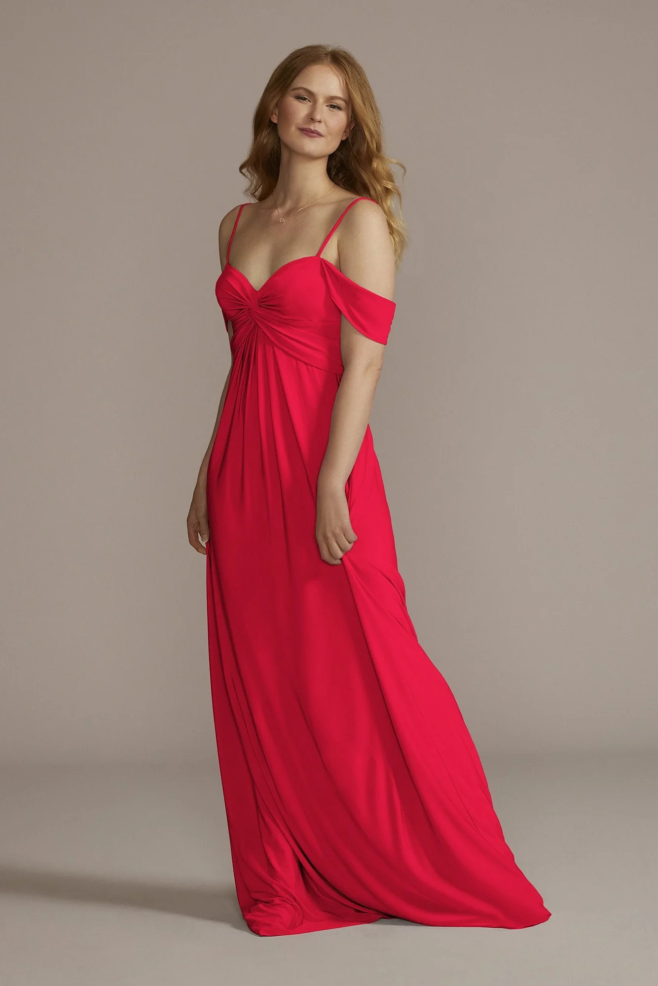 Jersey Twist Knot Empire Waist Dress - Image 21