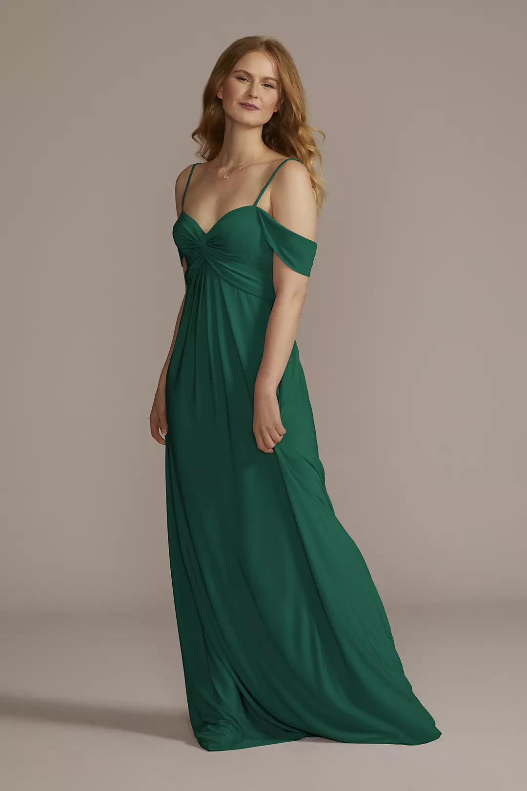 Jersey Twist Knot Empire Waist Dress - Image 46