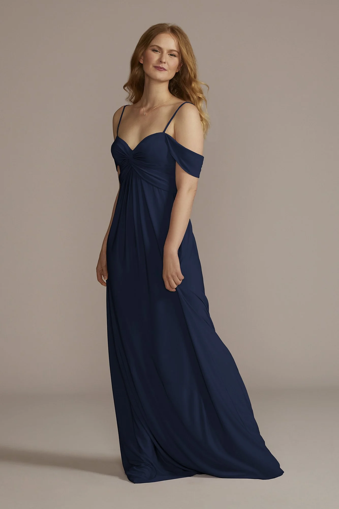 Jersey Twist Knot Empire Waist Dress - Image 53