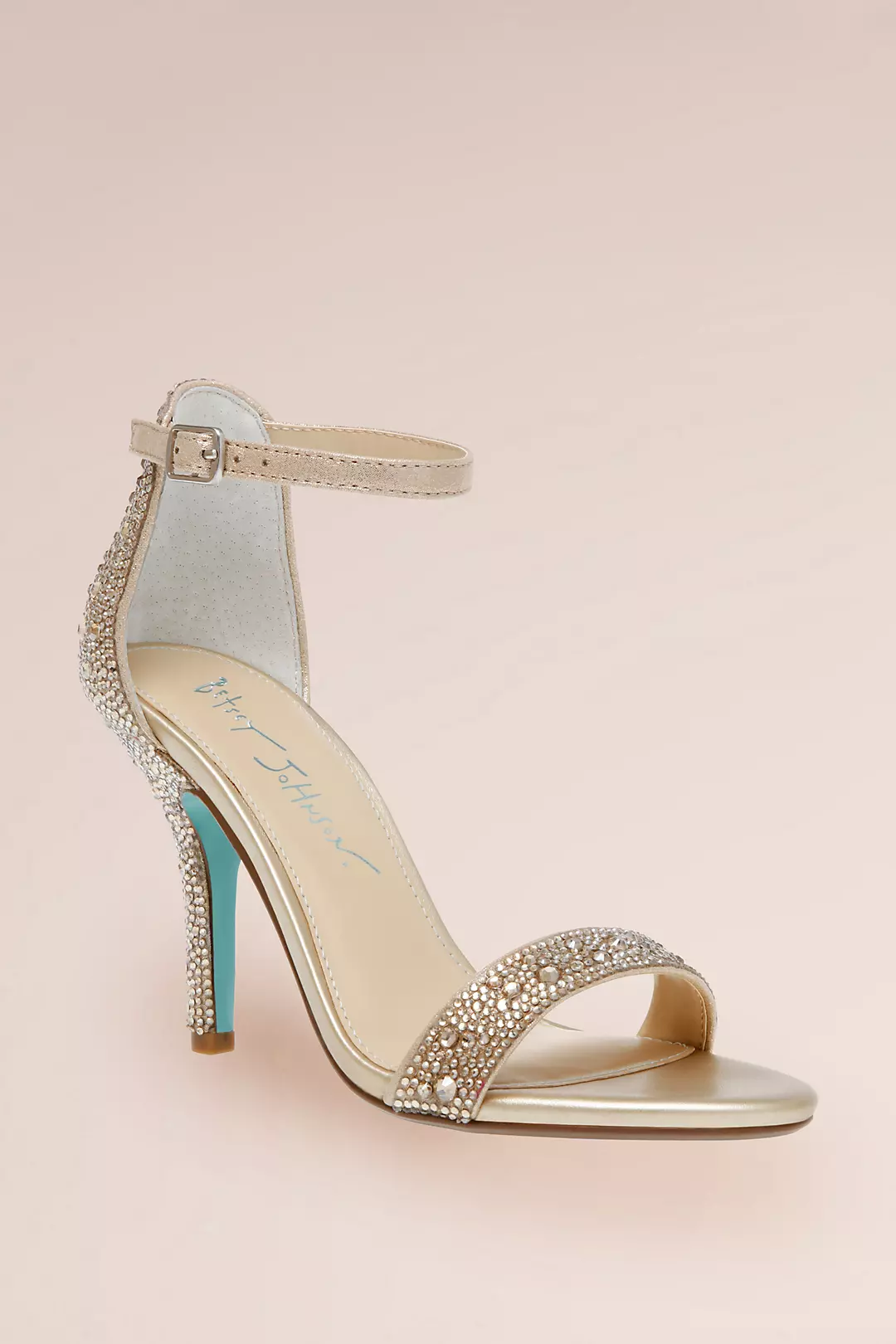 Jeweled Metallic Stiletto Sandals - Image 3
