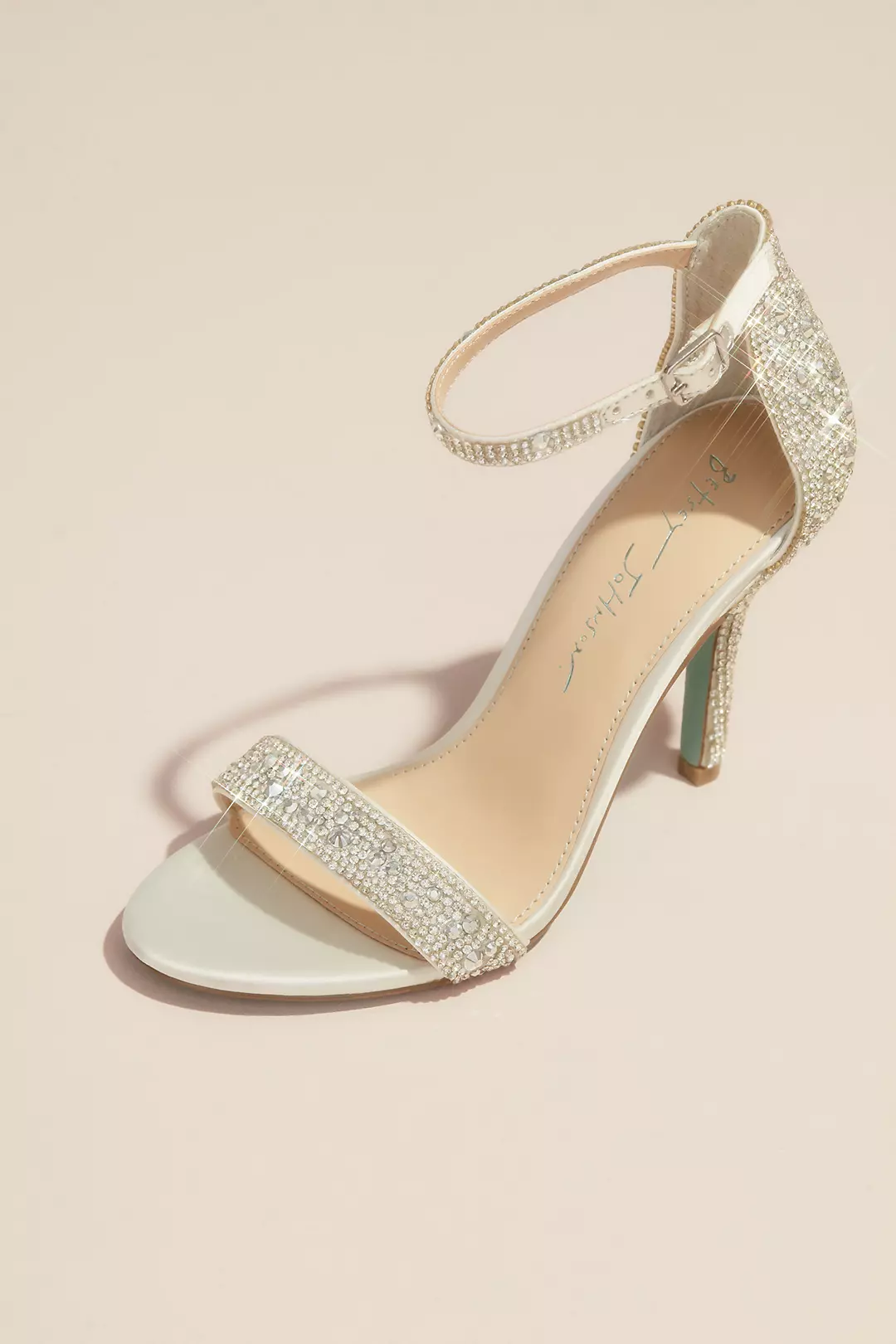 Jeweled Metallic Stiletto Sandals - Image 5