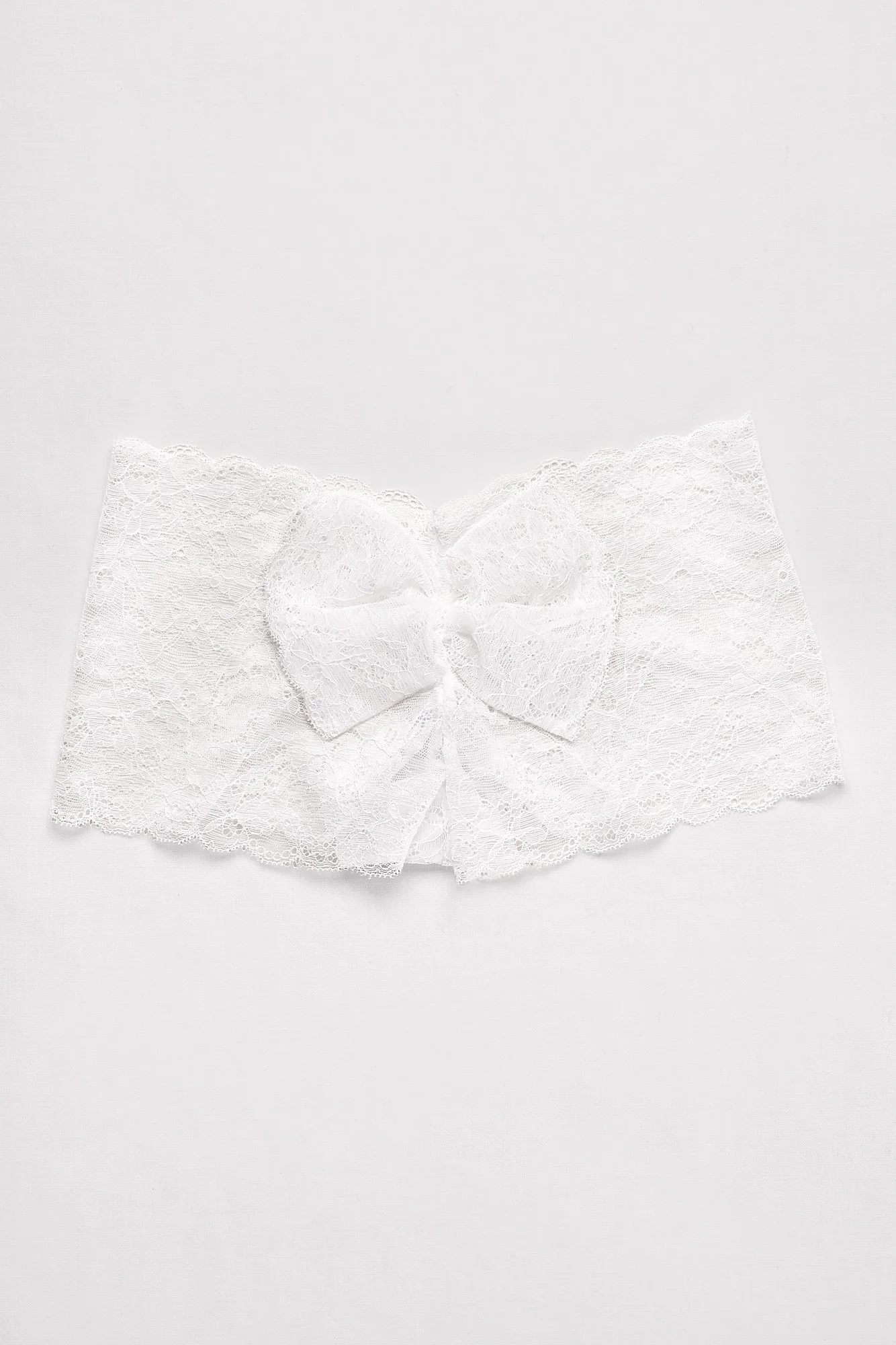 Lace Cheeky Brief with Bow