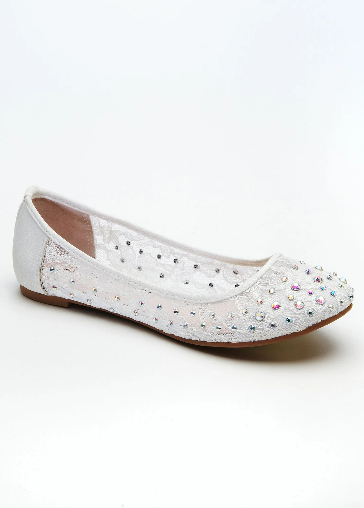 Lace Flat with AB Crystals - Image 2