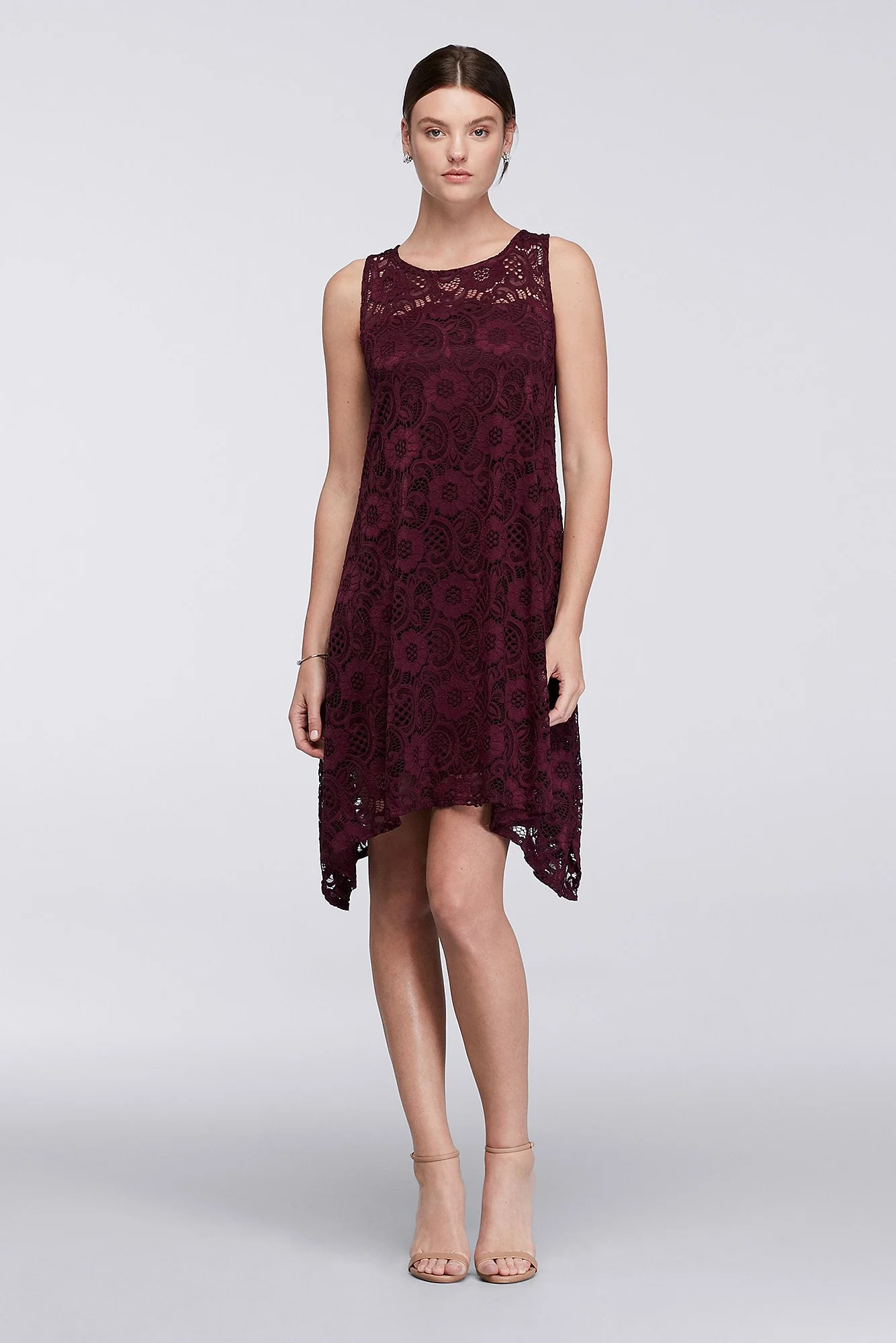 Lace Tank Swing Dress