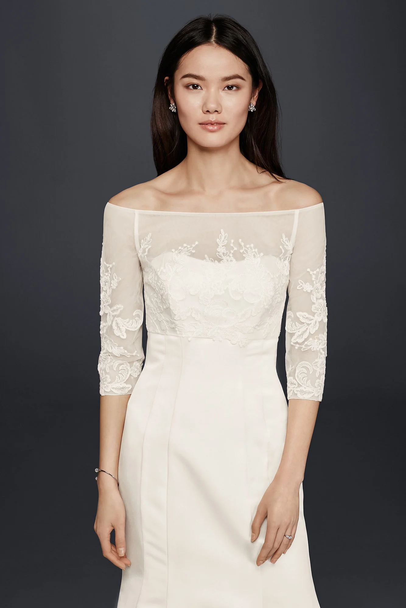 Lace Topper with Buttons - Image 3