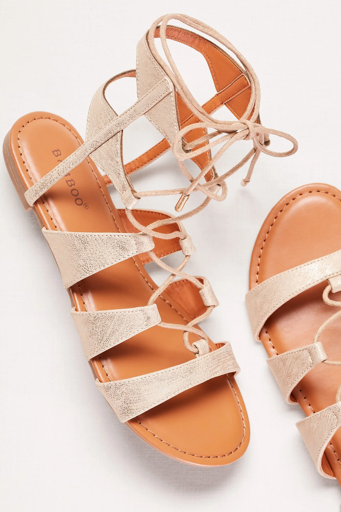 Lace-Up Gladiator Sandals - Image 2