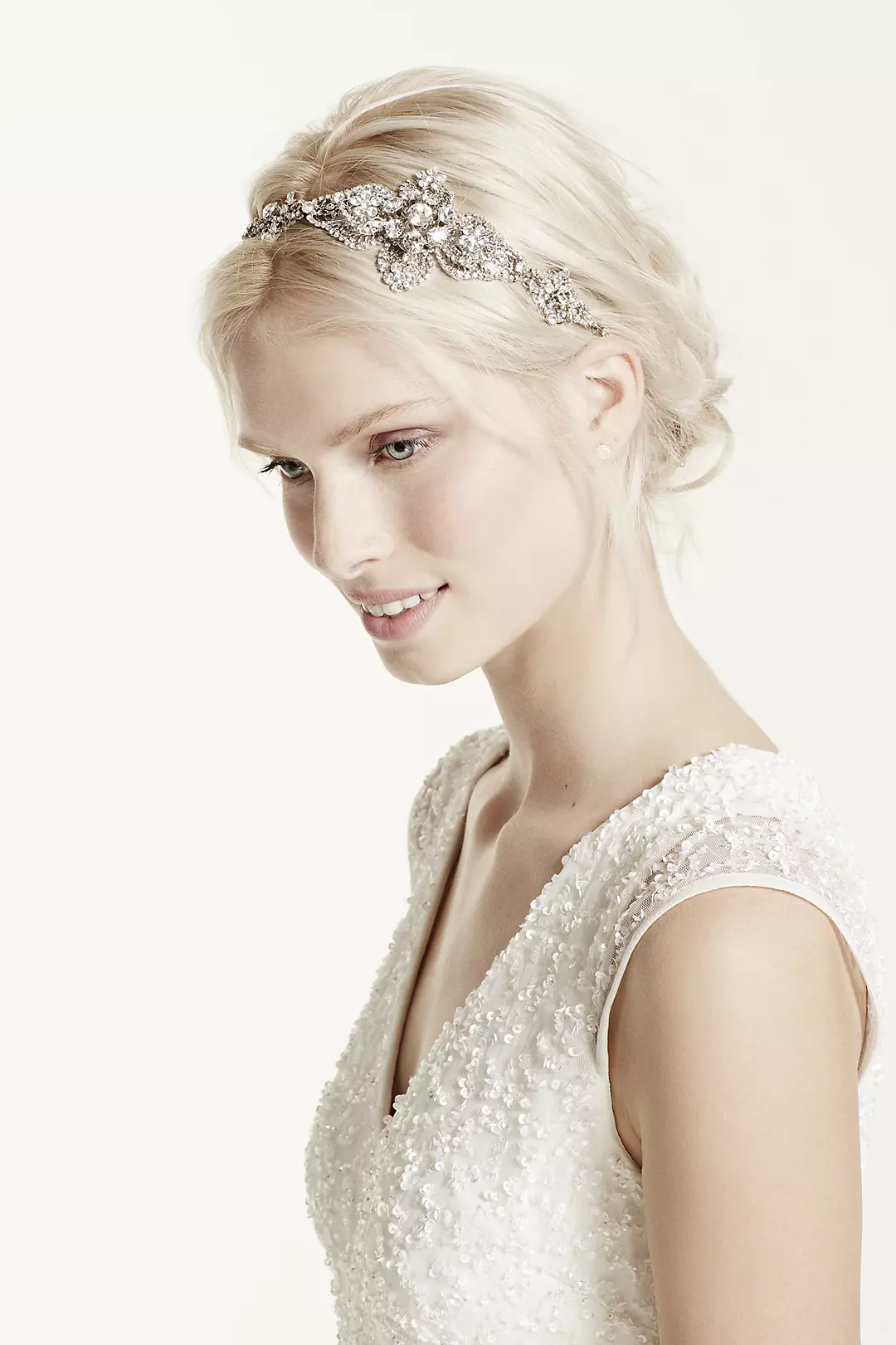 Large Casted Flower Headband - Image 2