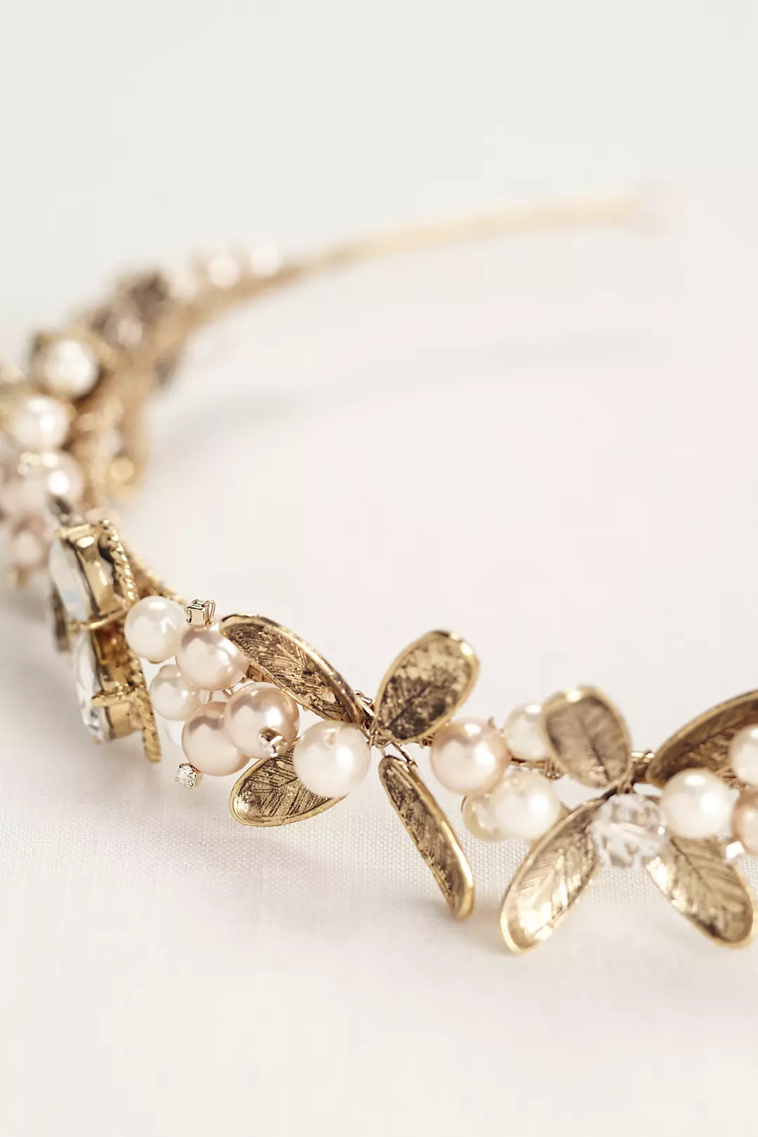Leaf Headband with Pearls - Image 3