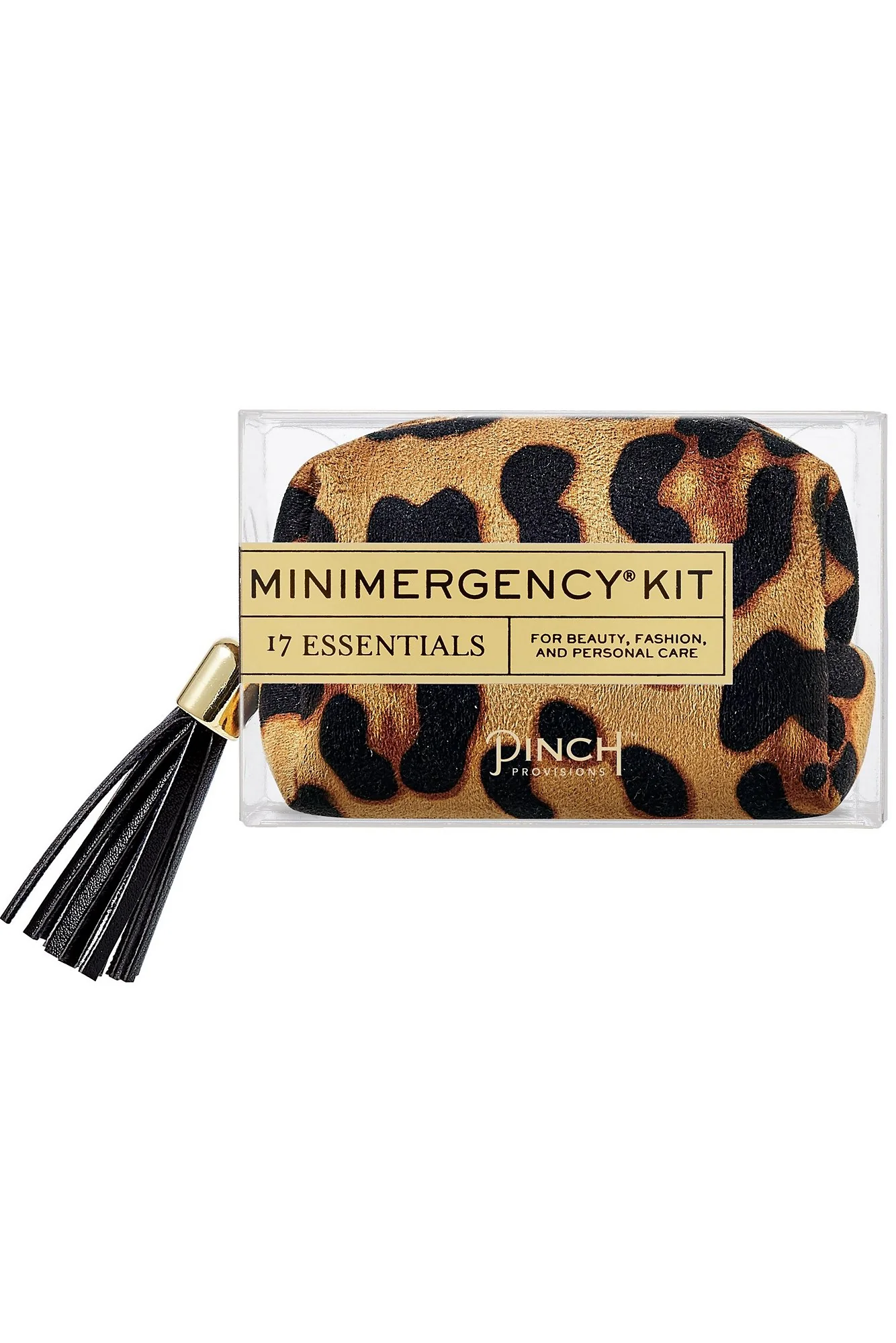 Leopard-Print Minimergency Kit