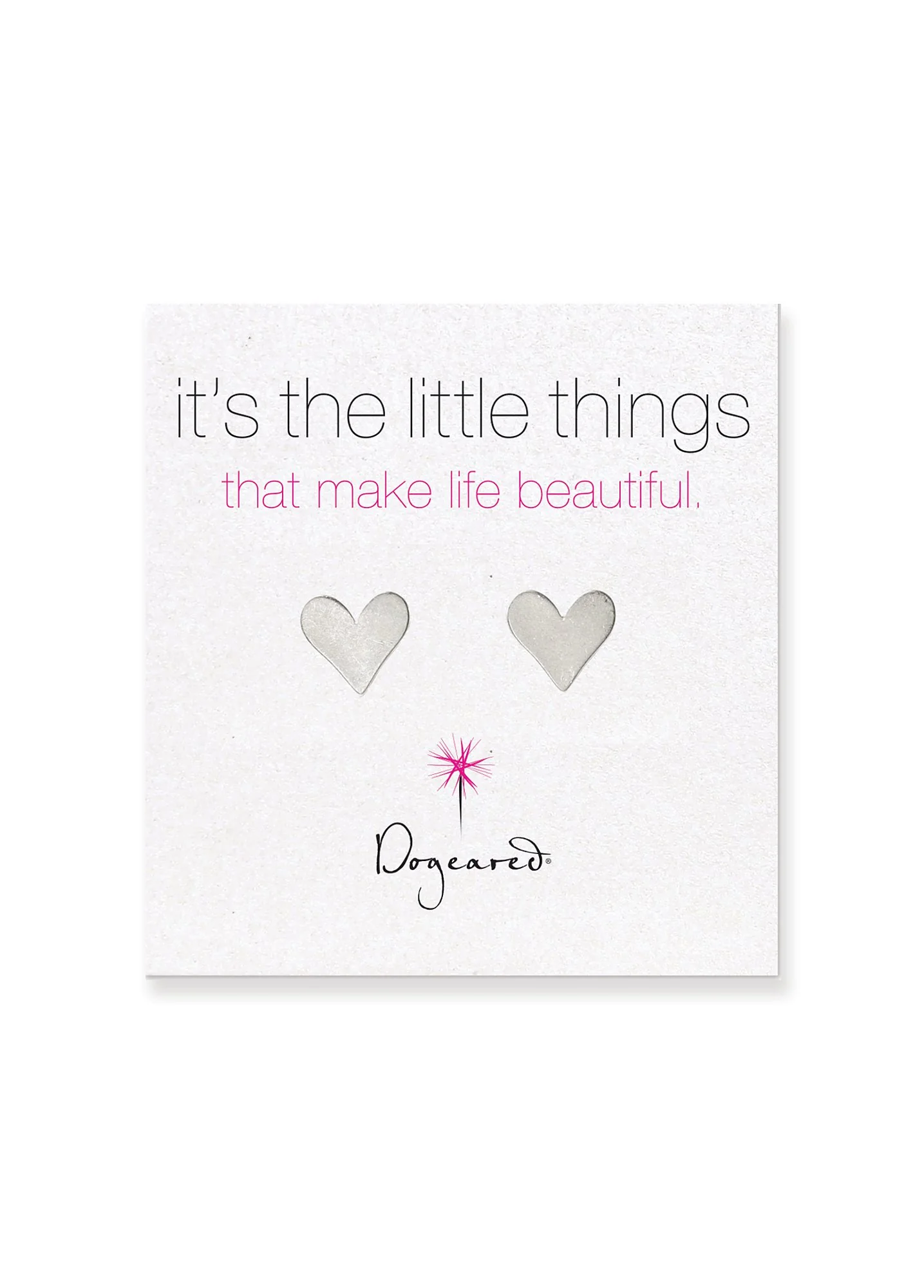 Little Things Heart Stud Earrings - Image 3