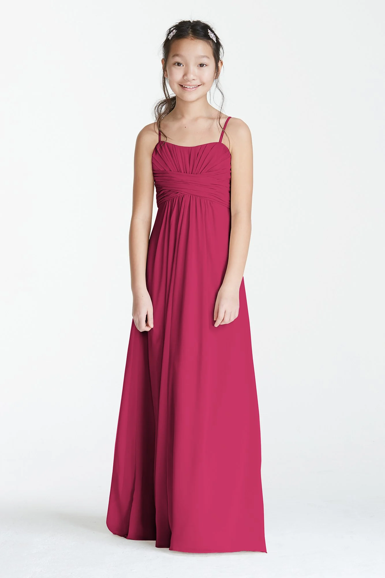 Long Chiffon Sweetheart Gown - Image 12