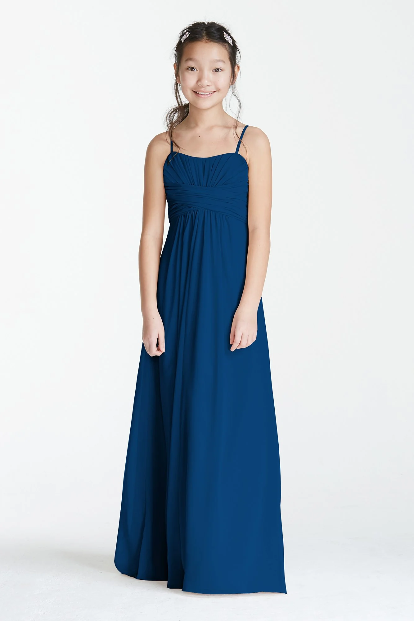 Long Chiffon Sweetheart Gown - Image 44