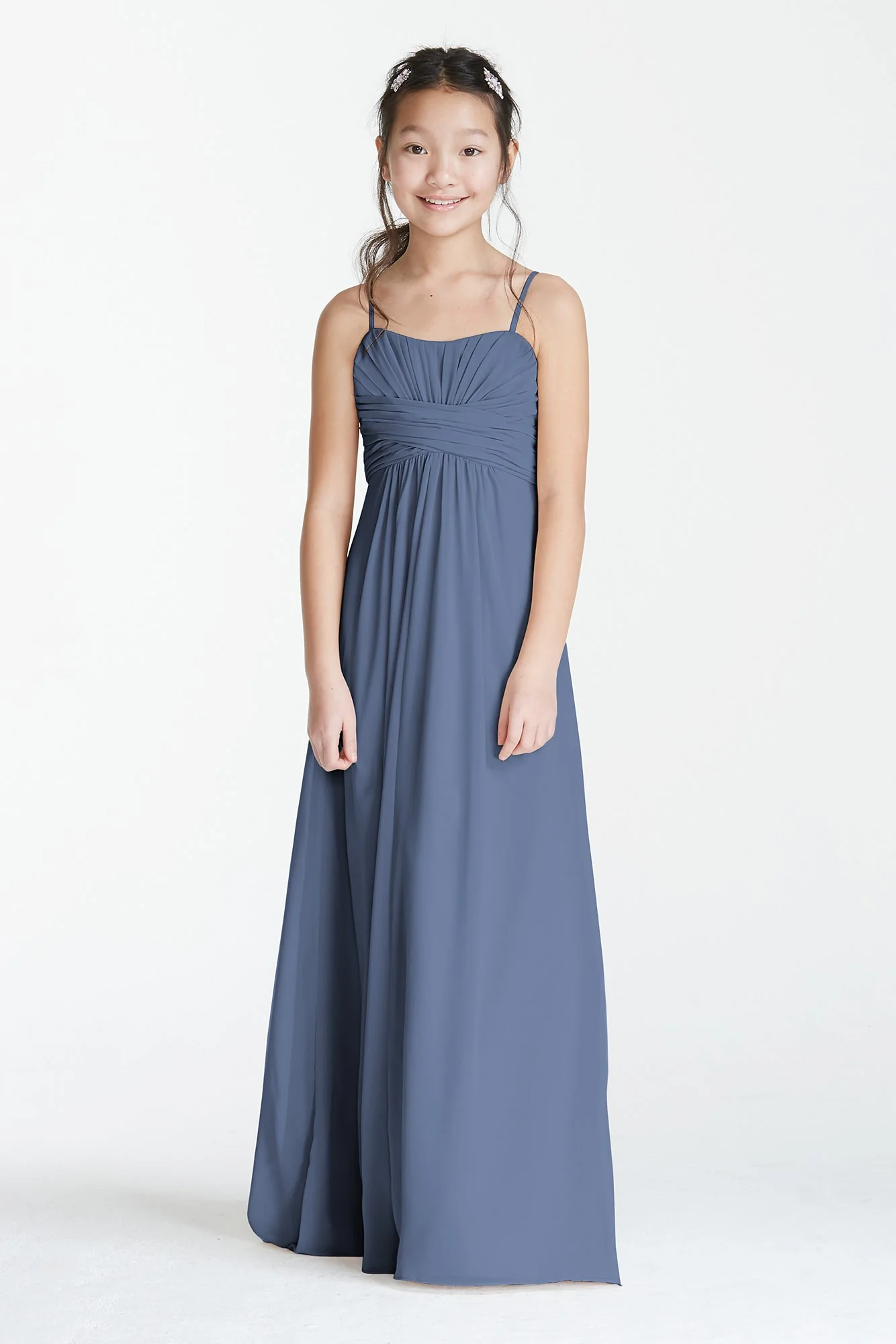 Long Chiffon Sweetheart Gown - Image 58