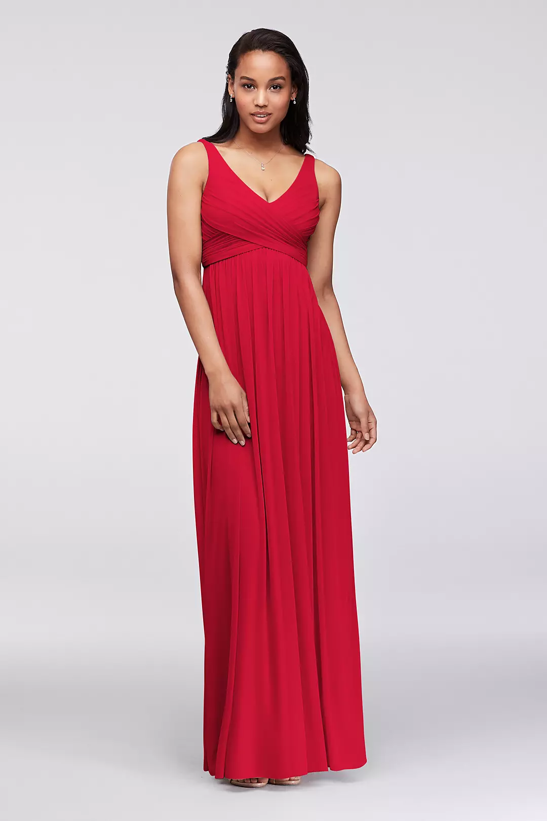 Long Mesh Dress with Cowl Back Detail - Image 14