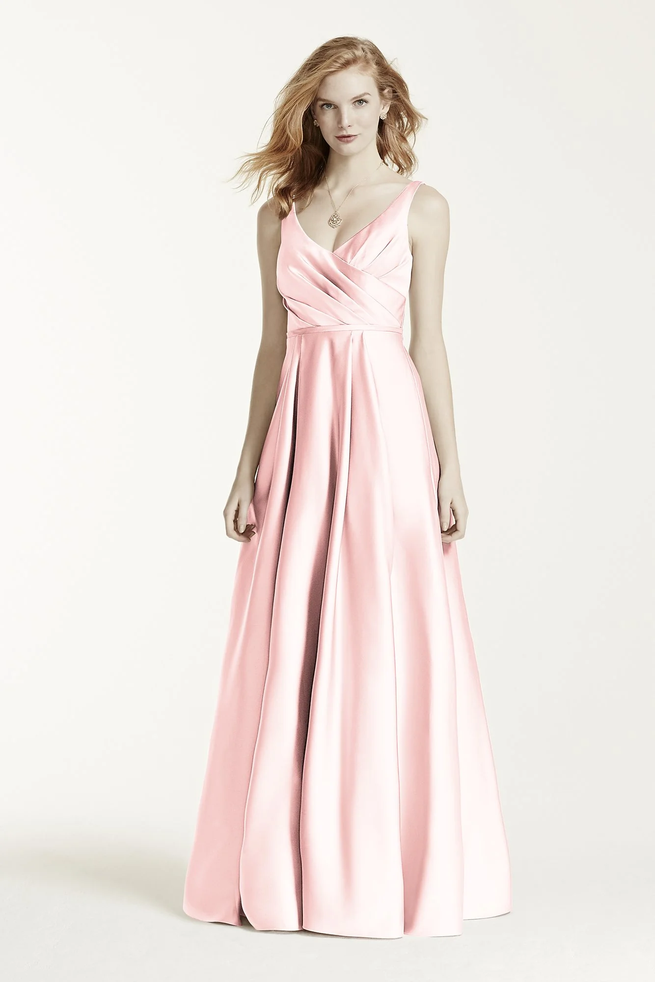 Long Satin Tank Ball Gown - Image 112