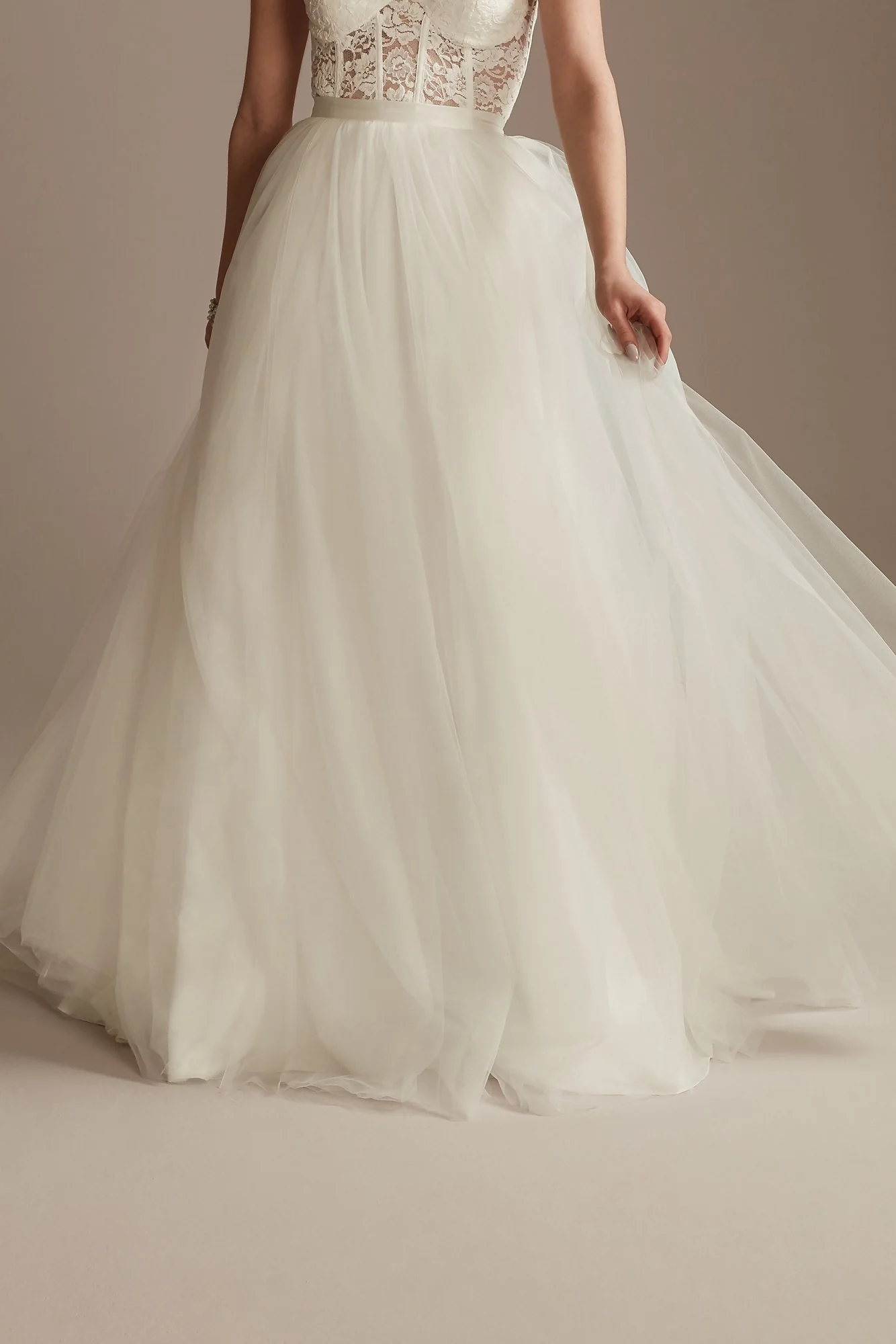 Long Tulle Wedding Separates Skirt - Image 3